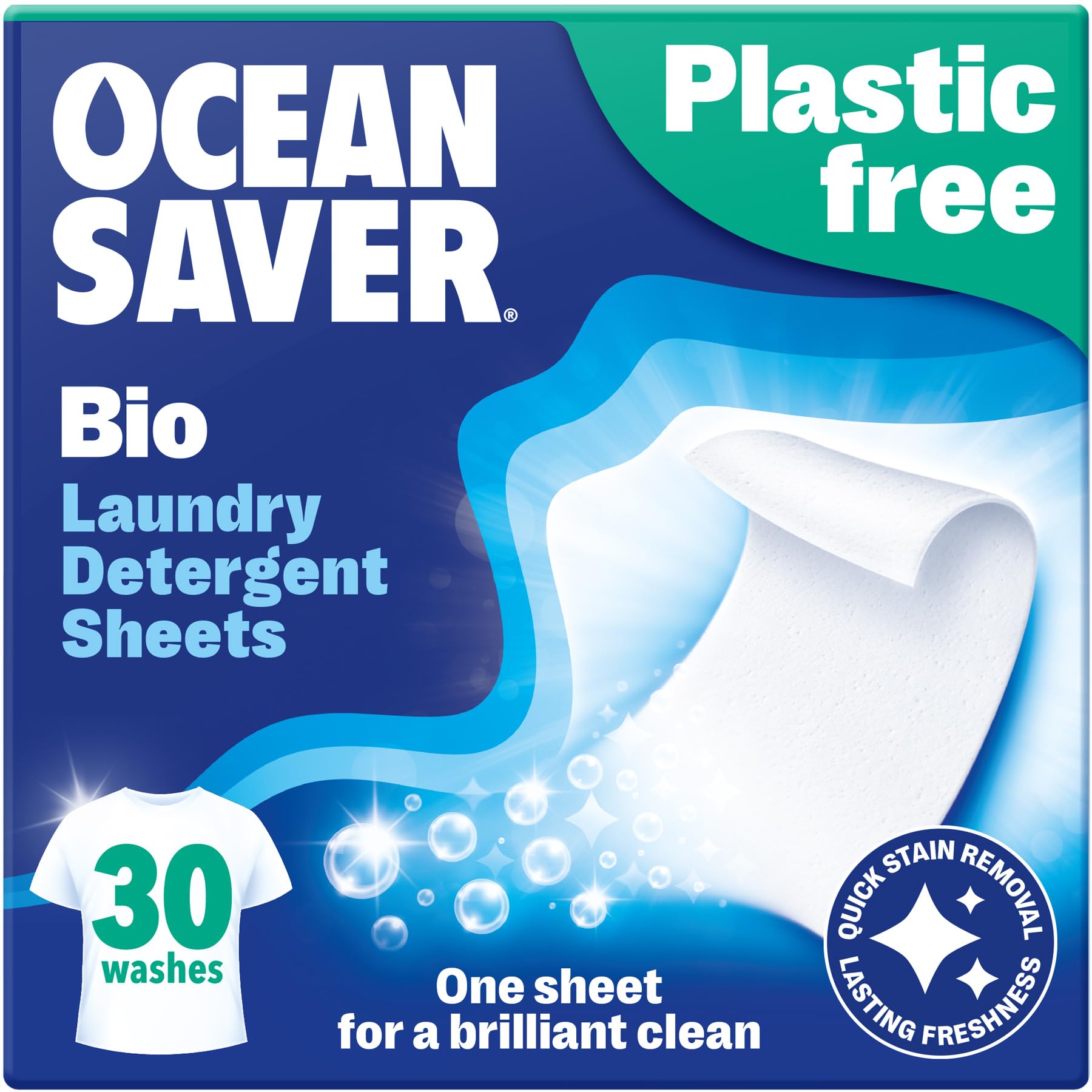 OceanSaver - Eco Laundry Detergent Sheets (Mini)