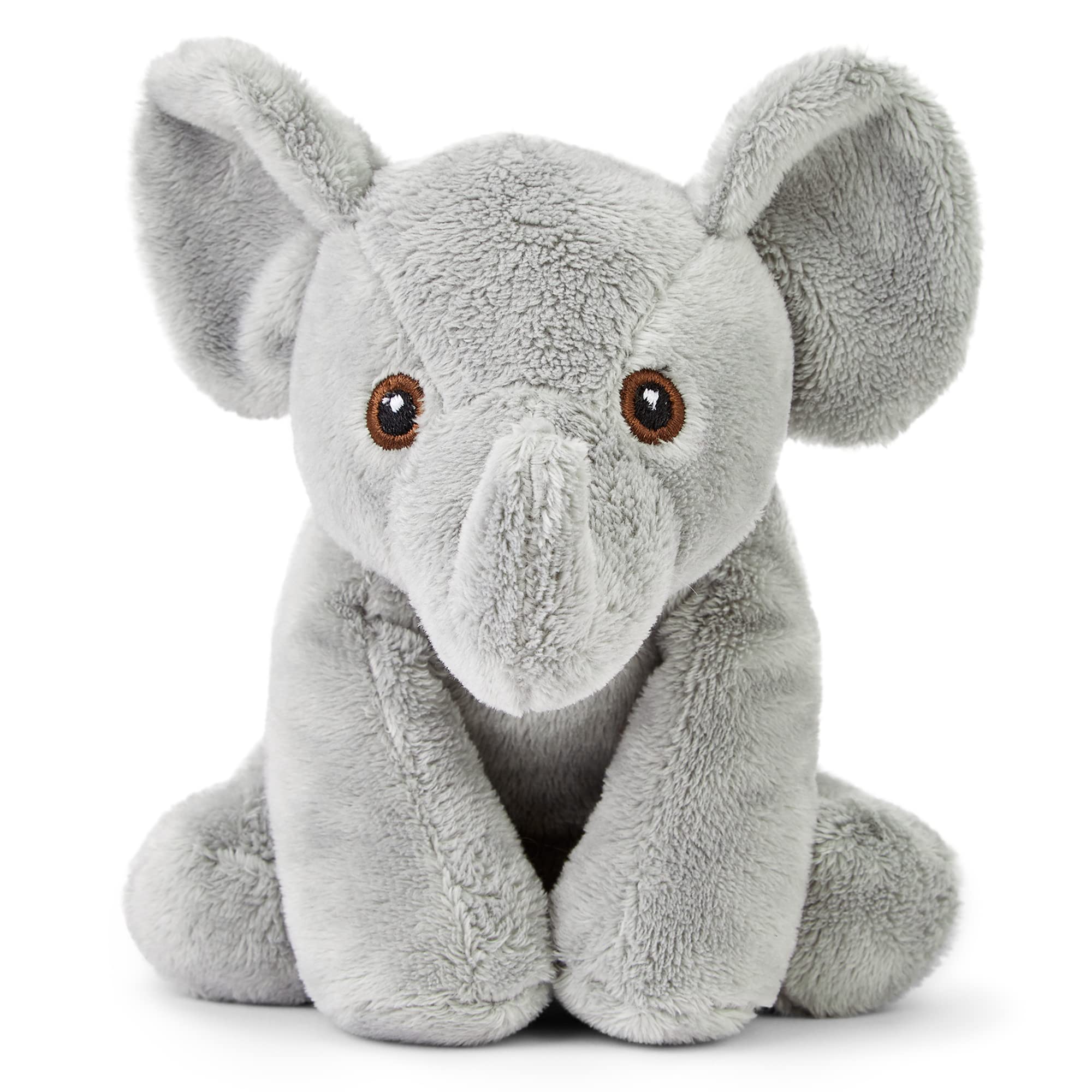 Zappi Co Recycled Plush Elephant - 100% Recycled Eco-Friendly Stuffed Animal Toy