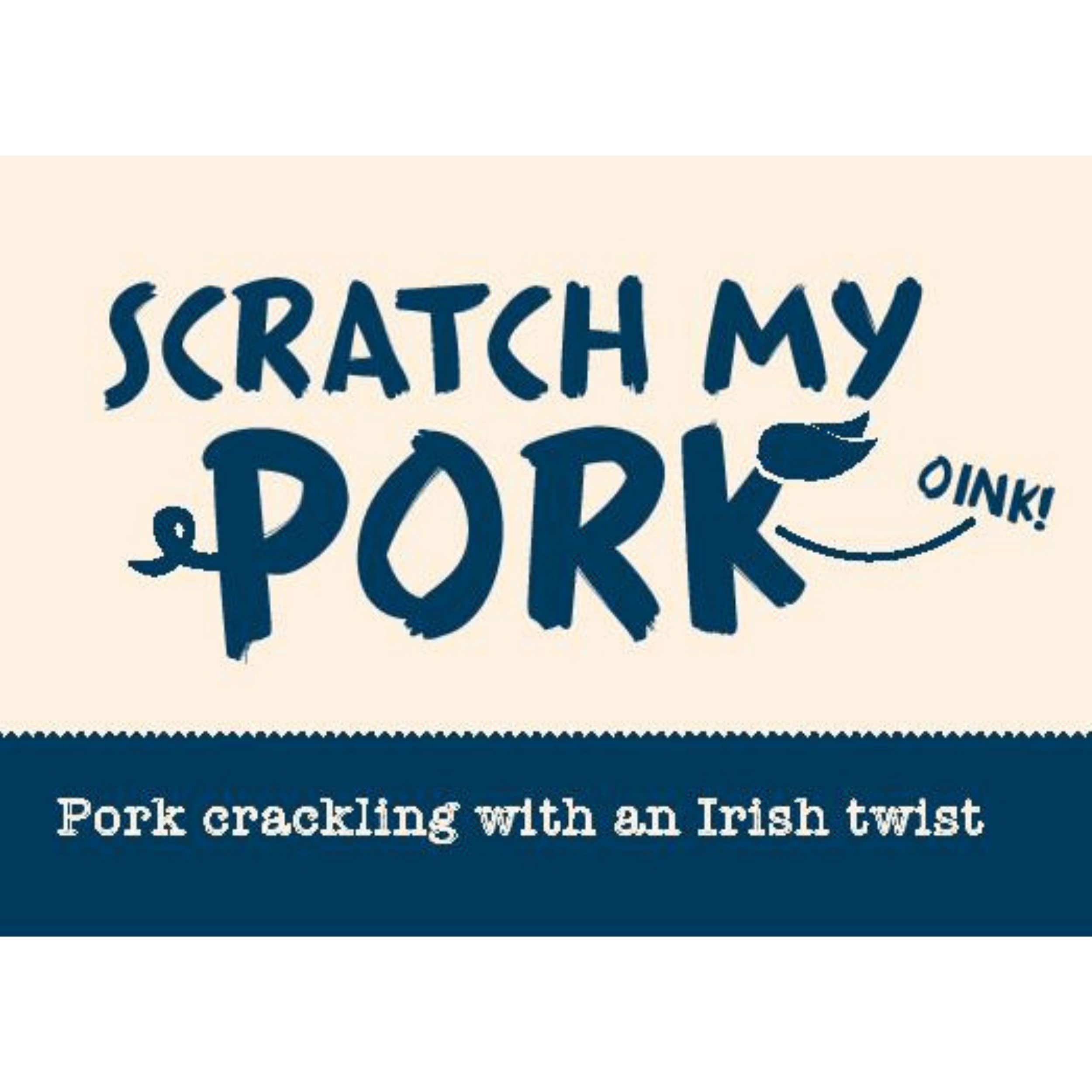 The Skibbereen Food Company Worcester Sauce Pork Crackling - Gluten Free, Keto Friendly, 250g Bulk Bag