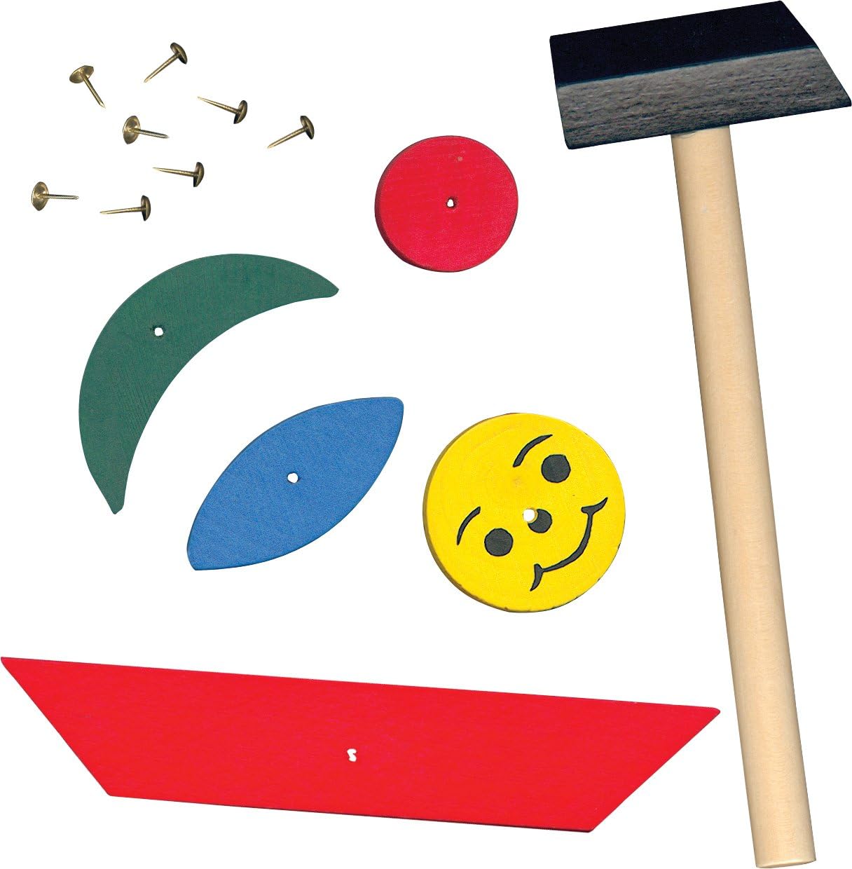 Tobar Tap Tap Art - Wooden Craft Set with 100+ Pieces for Creative Play