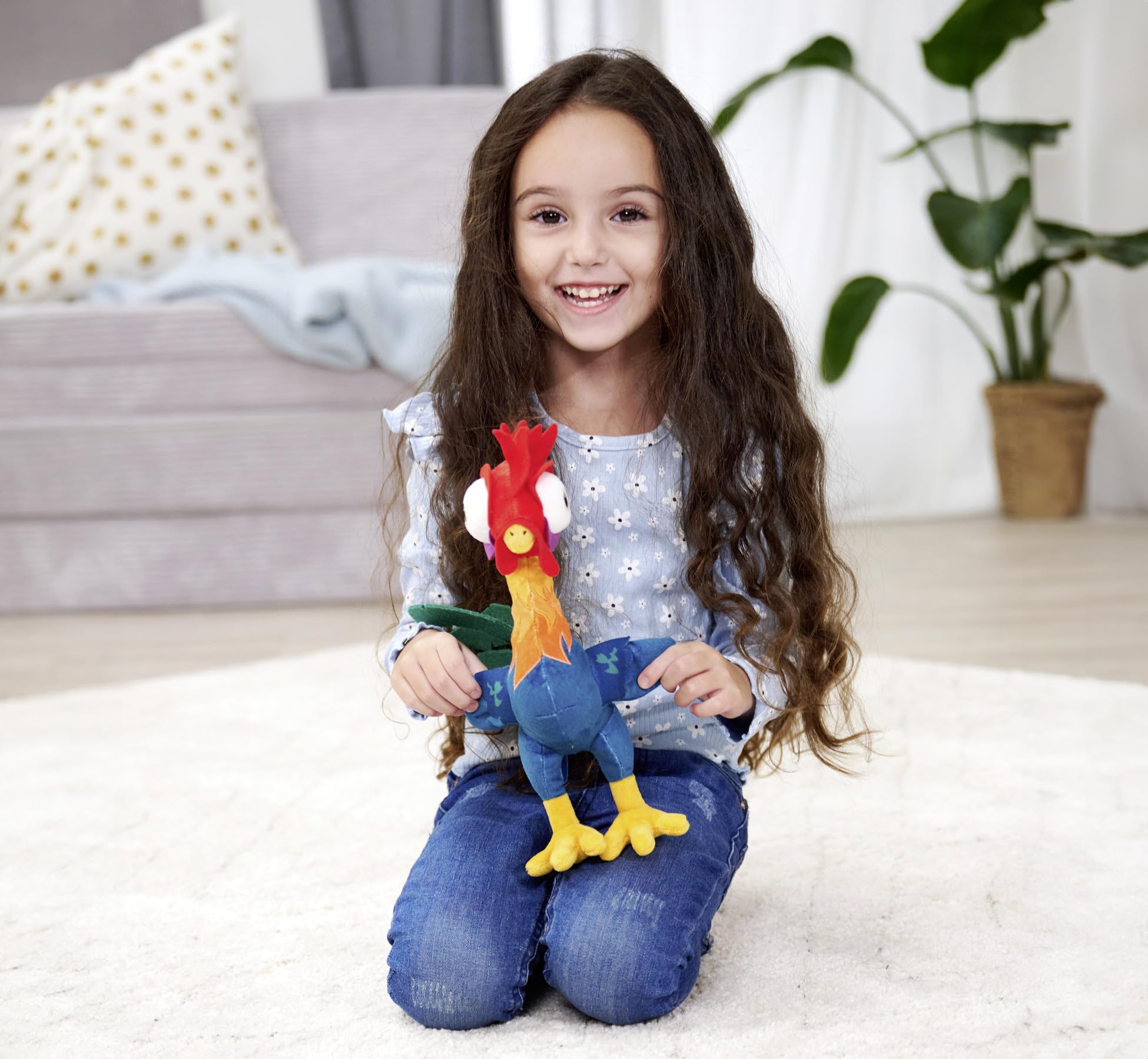 Simba Disney Hei Hei Plush Toy - 25cm Moana Character Soft Figure