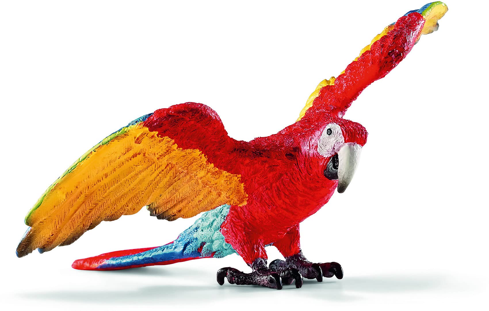 SCHLEICH Macaw Wildlife Figurine - Hand-Painted Educational Toy for Kids