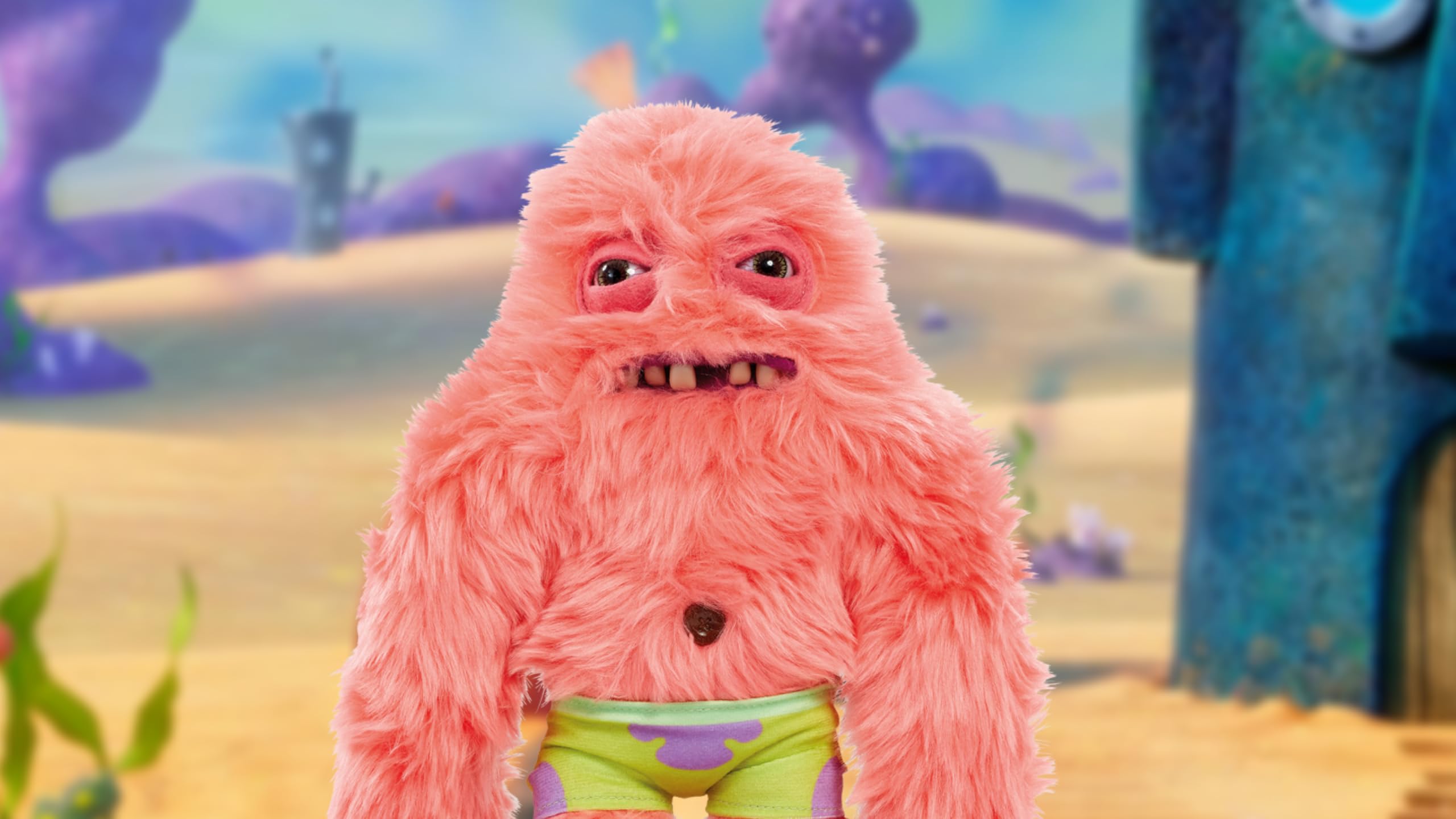 Fuggler x SpongeBob SquarePants 9-inch Plush - Patrick Funny Ugly Monster Toy