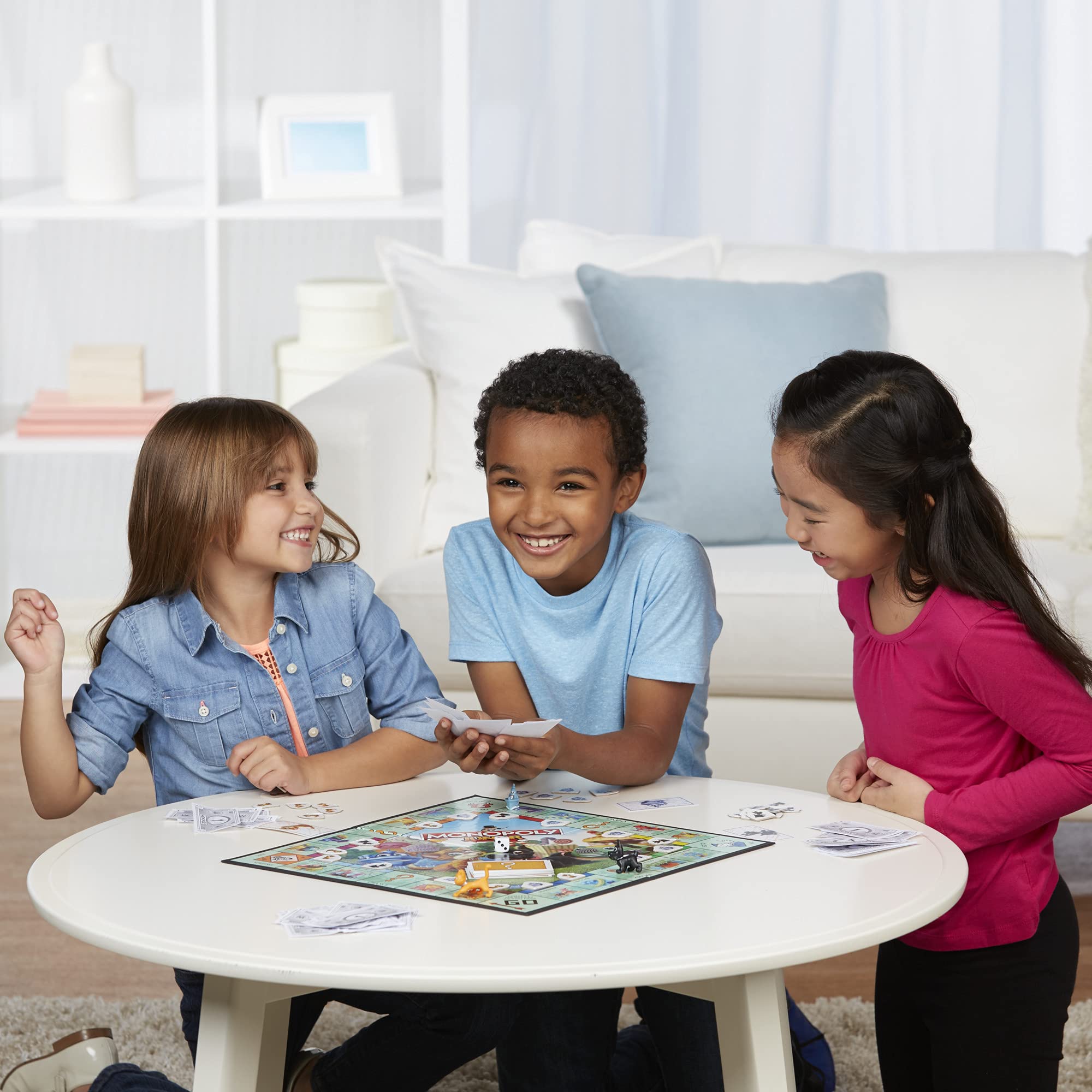Monopoly Junior Board Game for Kids, Family Game for 2-4 Players Aged 5 and Up