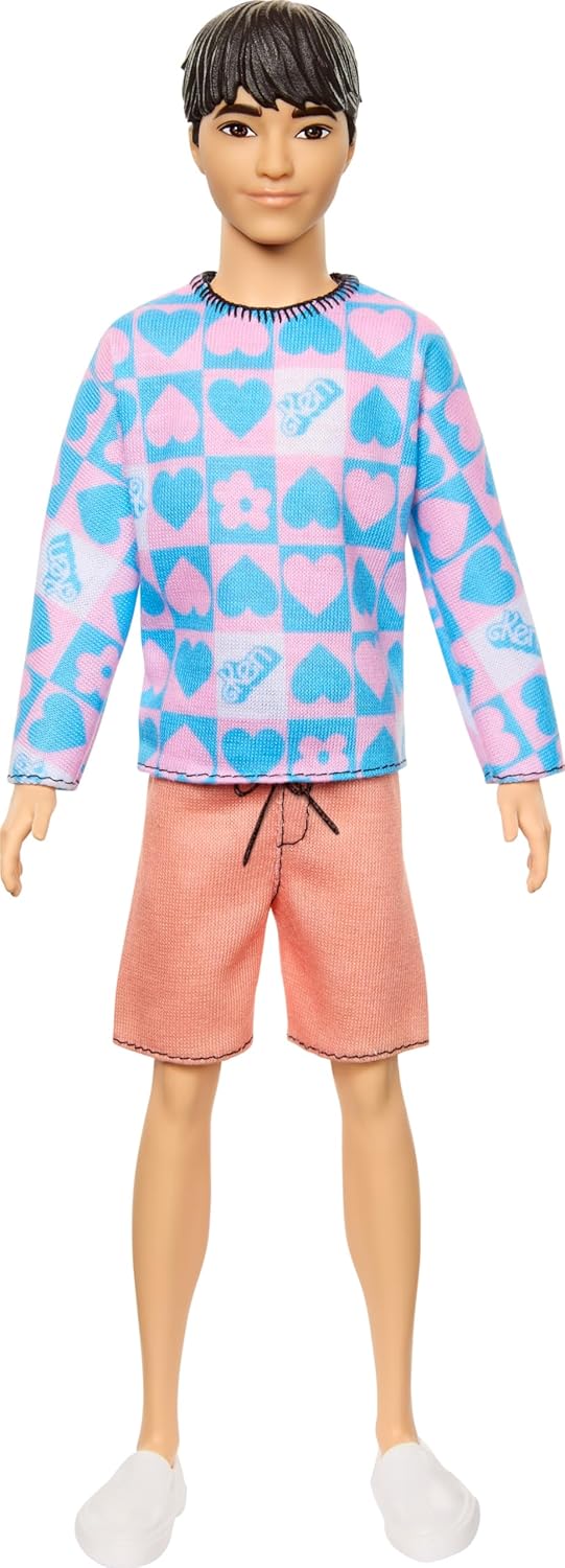Barbie Ken Fashionista Doll - Blue and Pink Sweater, 3+ Years
