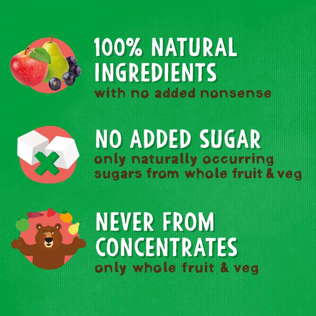 BEAR Blackcurrant Yoyos - Dried Fruit Rolls - 100% Natural, No Added Sugar - 20g (45 Packs)