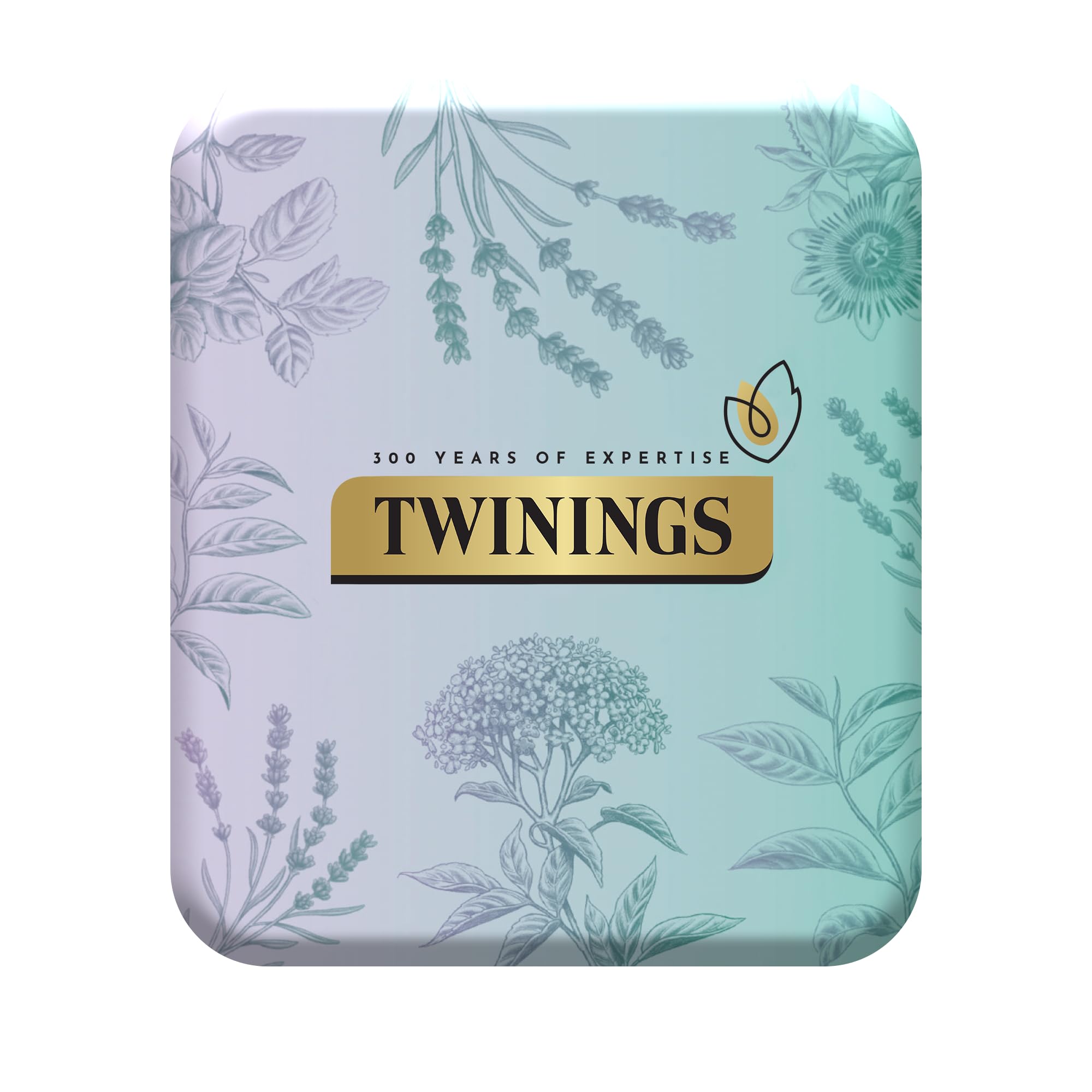 Twinings Festive Limited Edition Pocket Tea Tin - 4 Envelopes | Superblends Sleep Spiced Apple & Glow