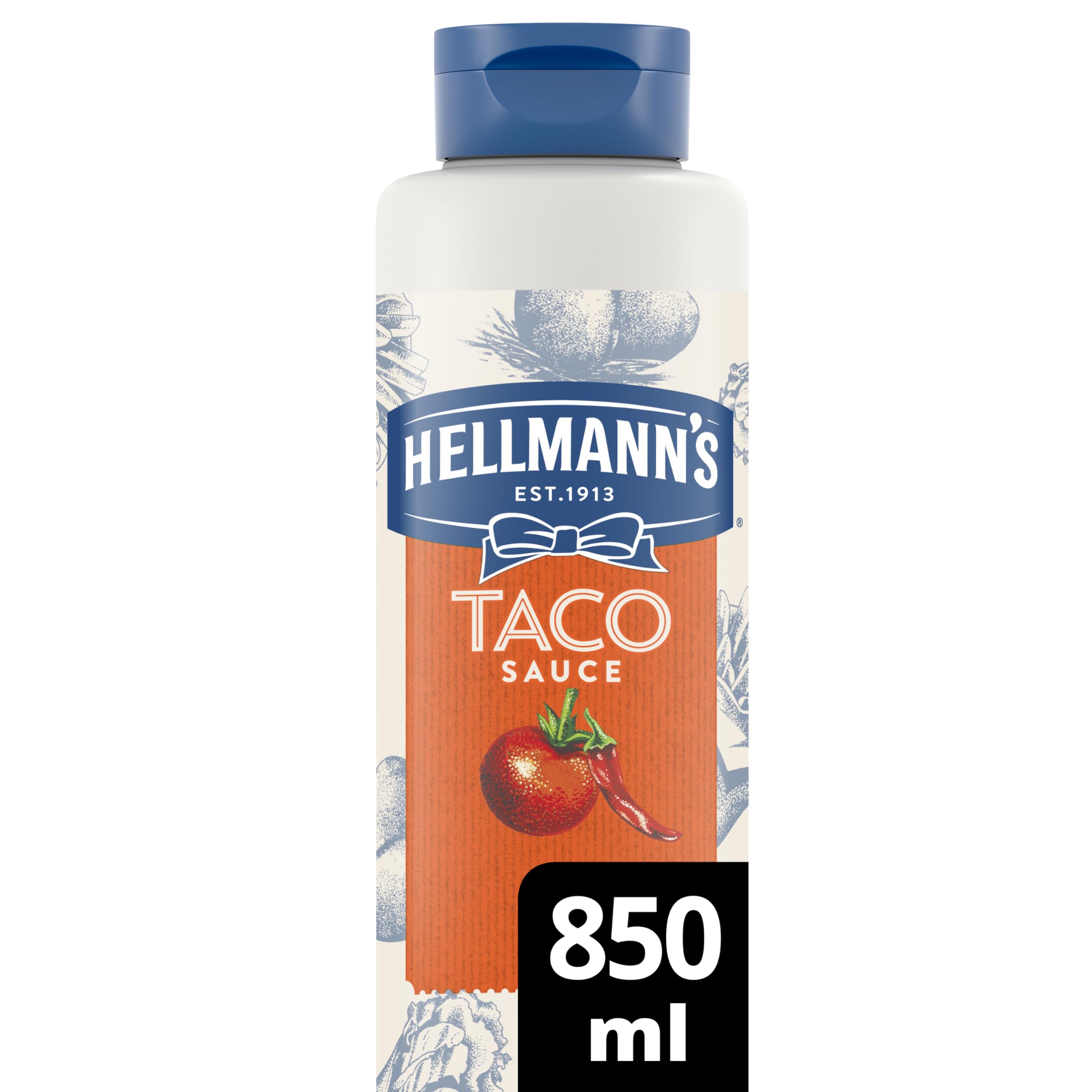 Hellmann's Taco Sauce 850ml - Creamy Spicy Taco Sauce with a Kick