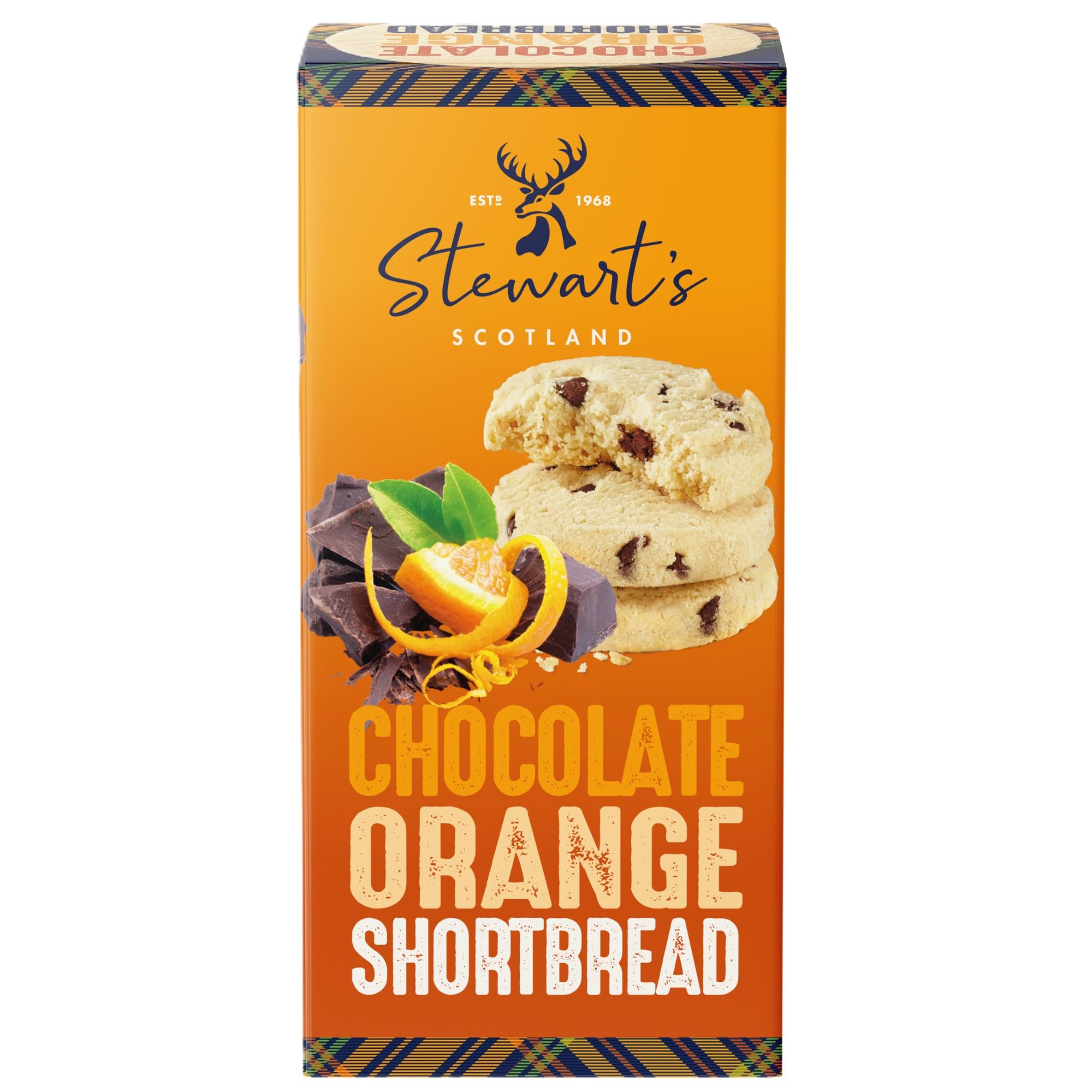 Stewart's Signature Chocolate Orange Shortbread 160g
