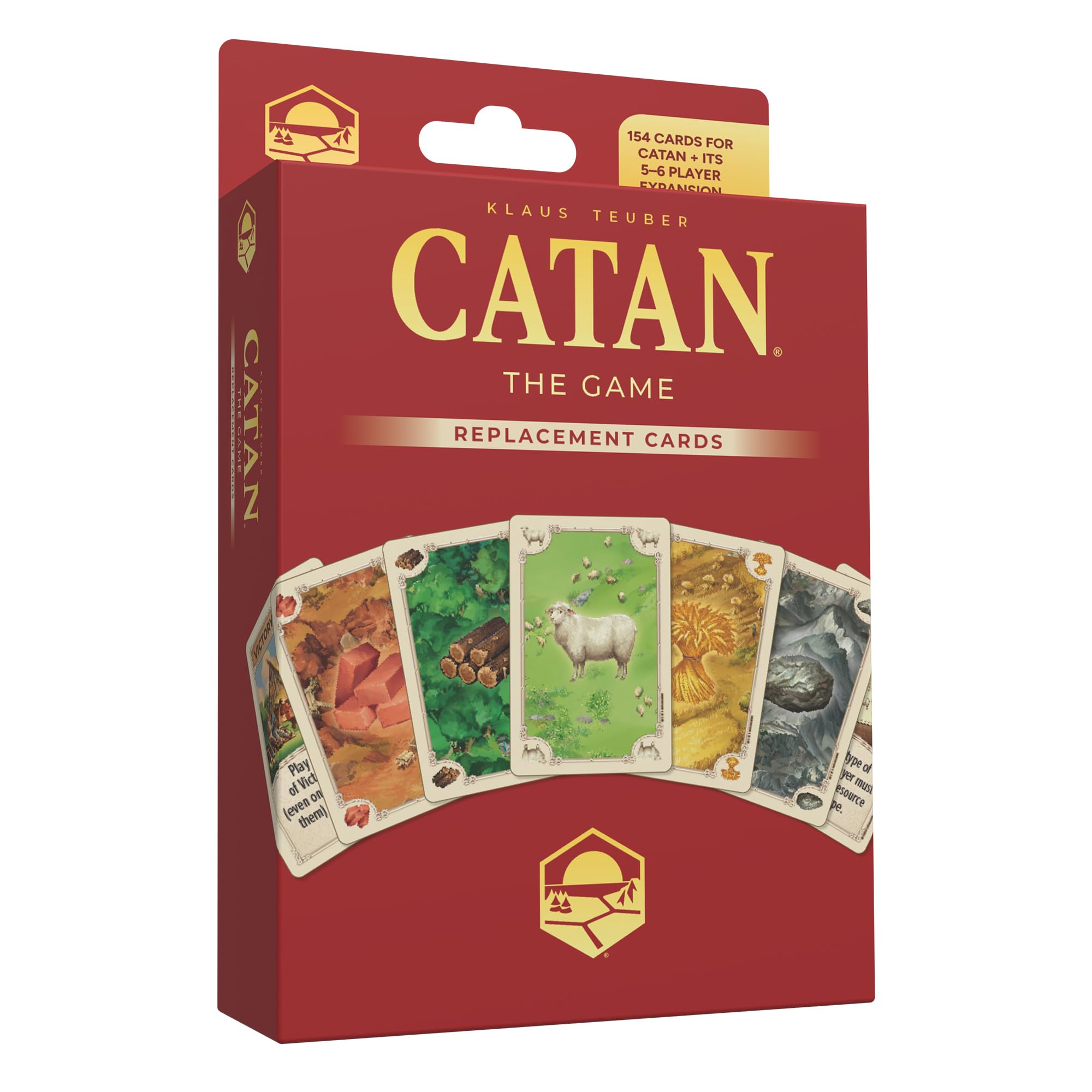 CATAN Base Game Card Accessory (6th Edition) Complete Replacement Set