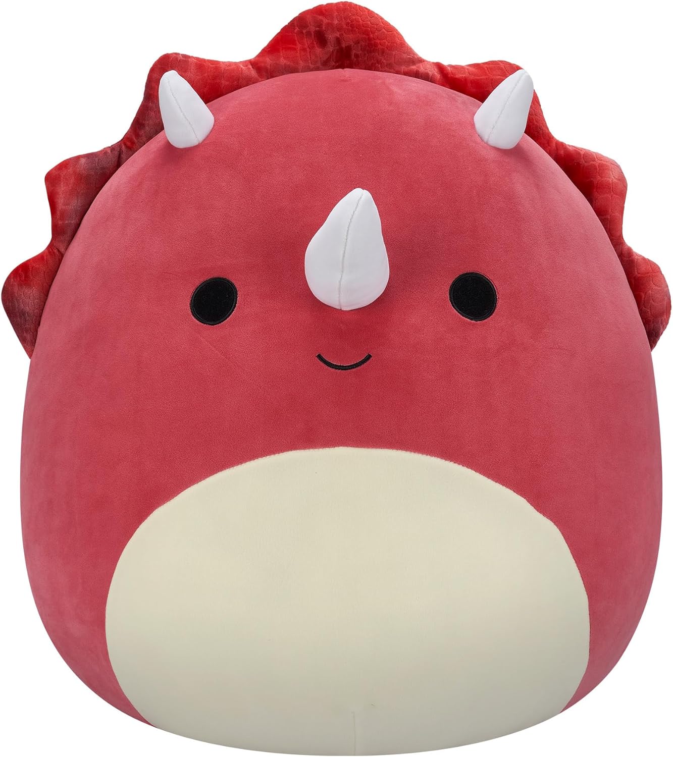 Squishmallows Tristan the Red Triceratops - 20 Inch Super Soft Plush Collectible