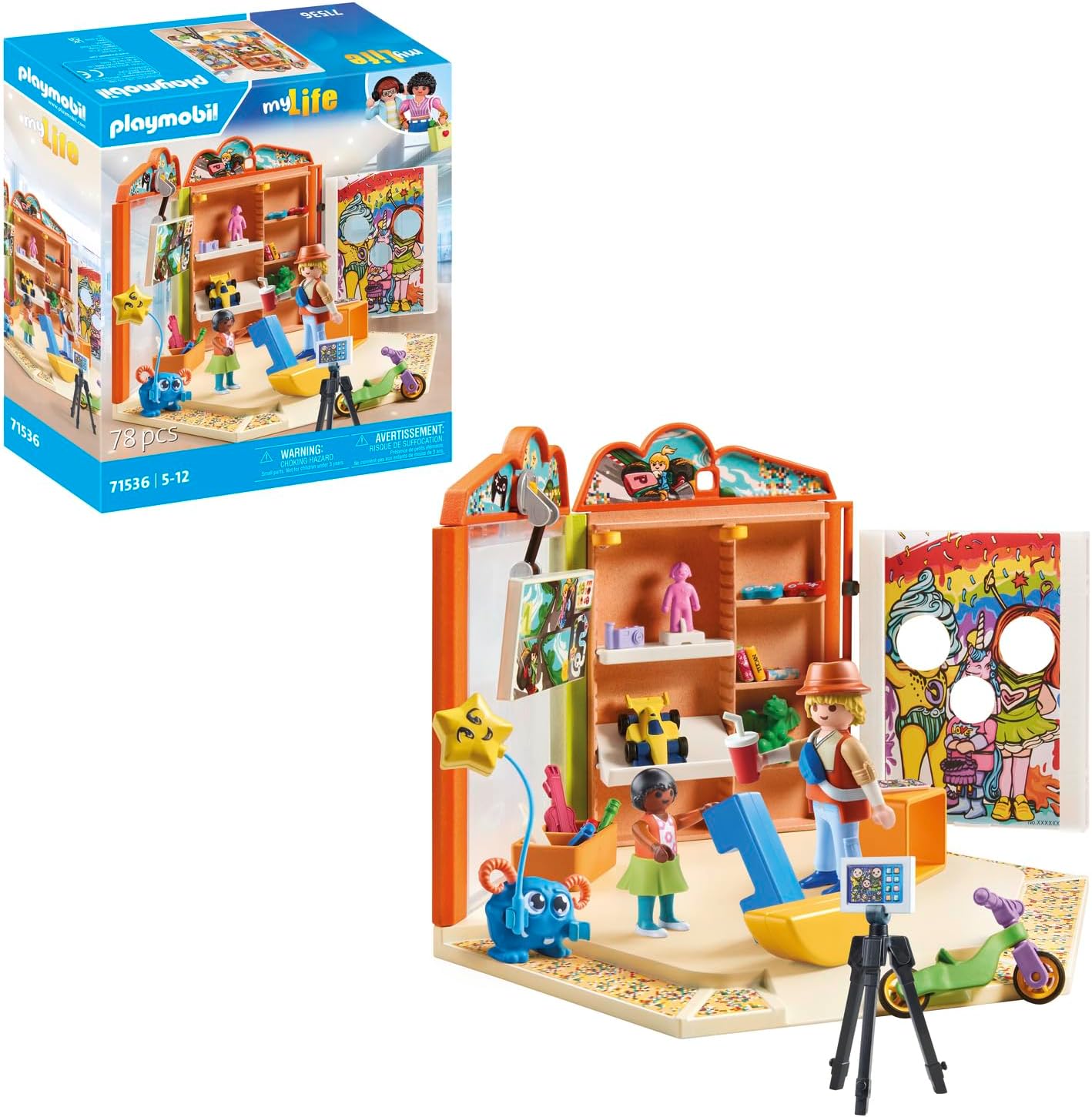 Playmobil 71536 myLife Toys Shop Playset - Imaginative Role Play for Kids Ages 5+