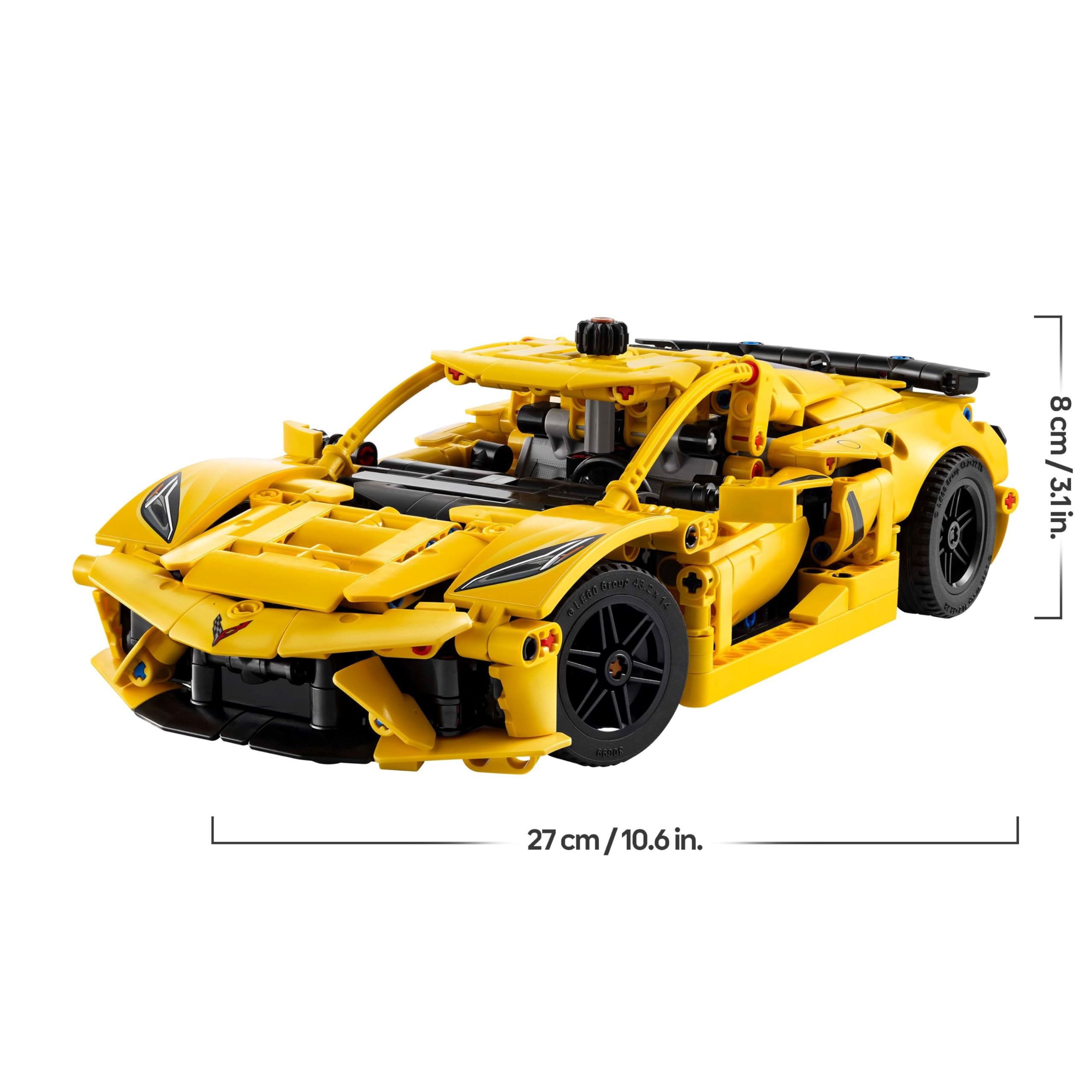 LEGO Technic Chevrolet Corvette Stingray - 8-Cylinder Engine Model for Ages 9+