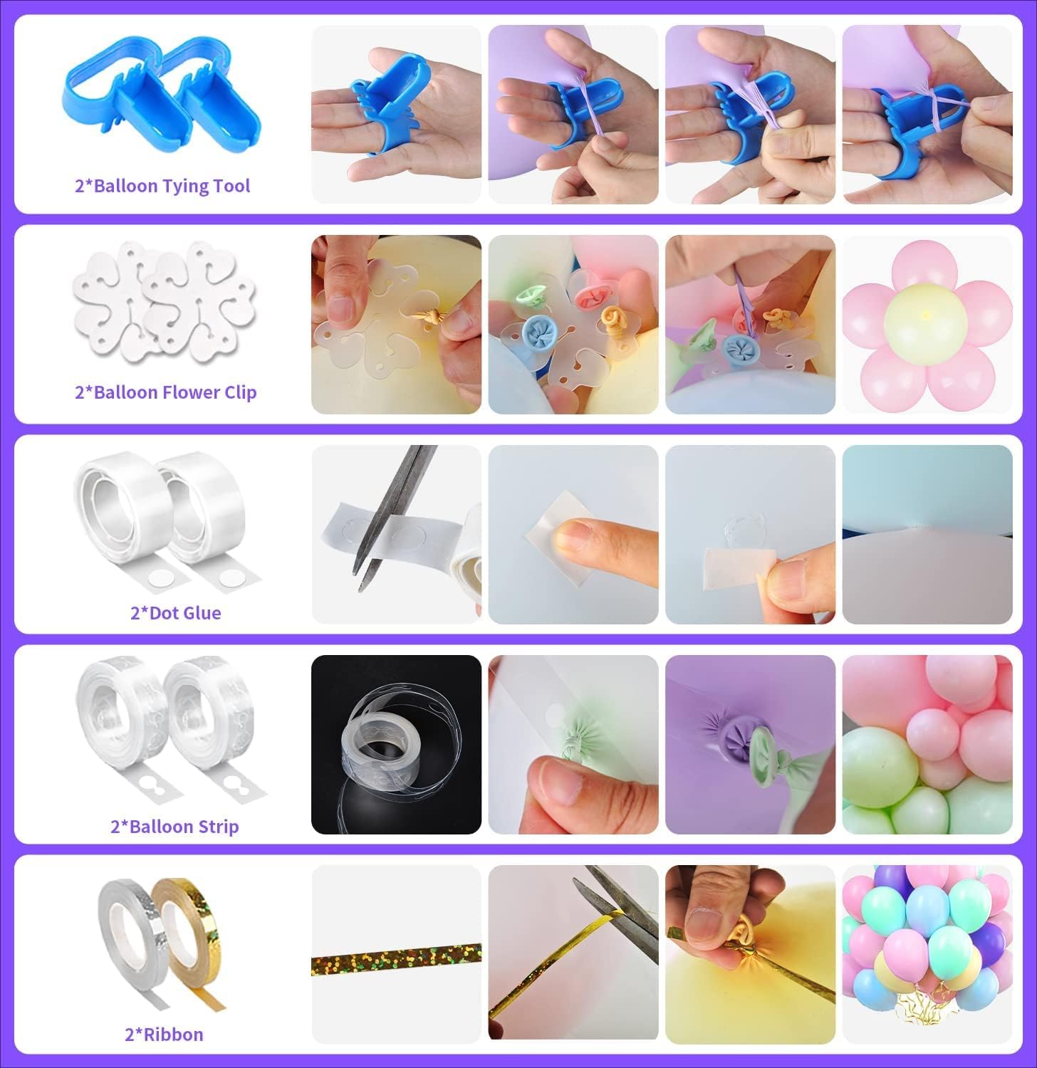 Electric Balloon Pump - Dual Nozzle, Portable Inflator for Party Decorations