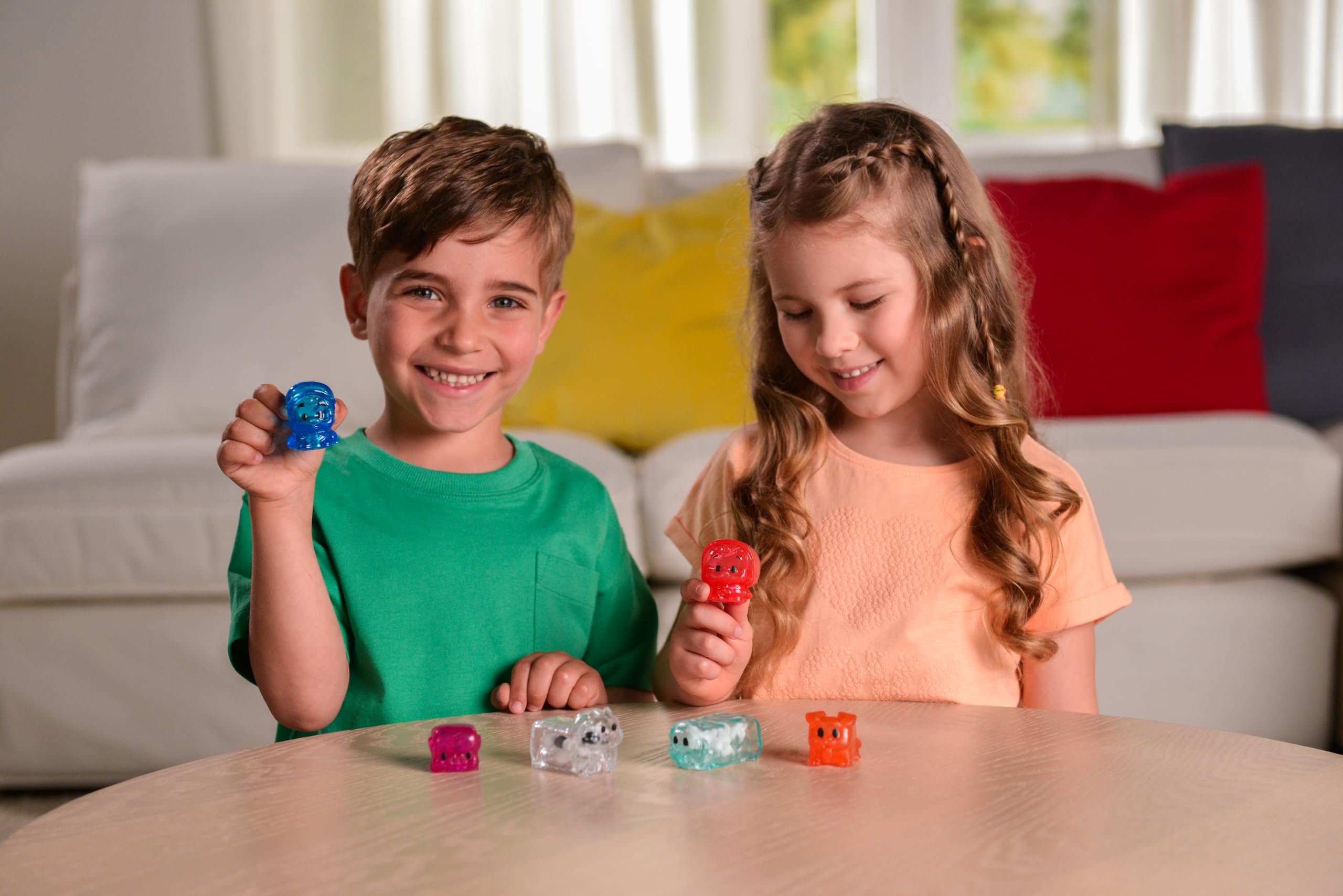 Jelly Blox Tractor Vehicle Set - Squishy Building Fun for Toddlers 2+