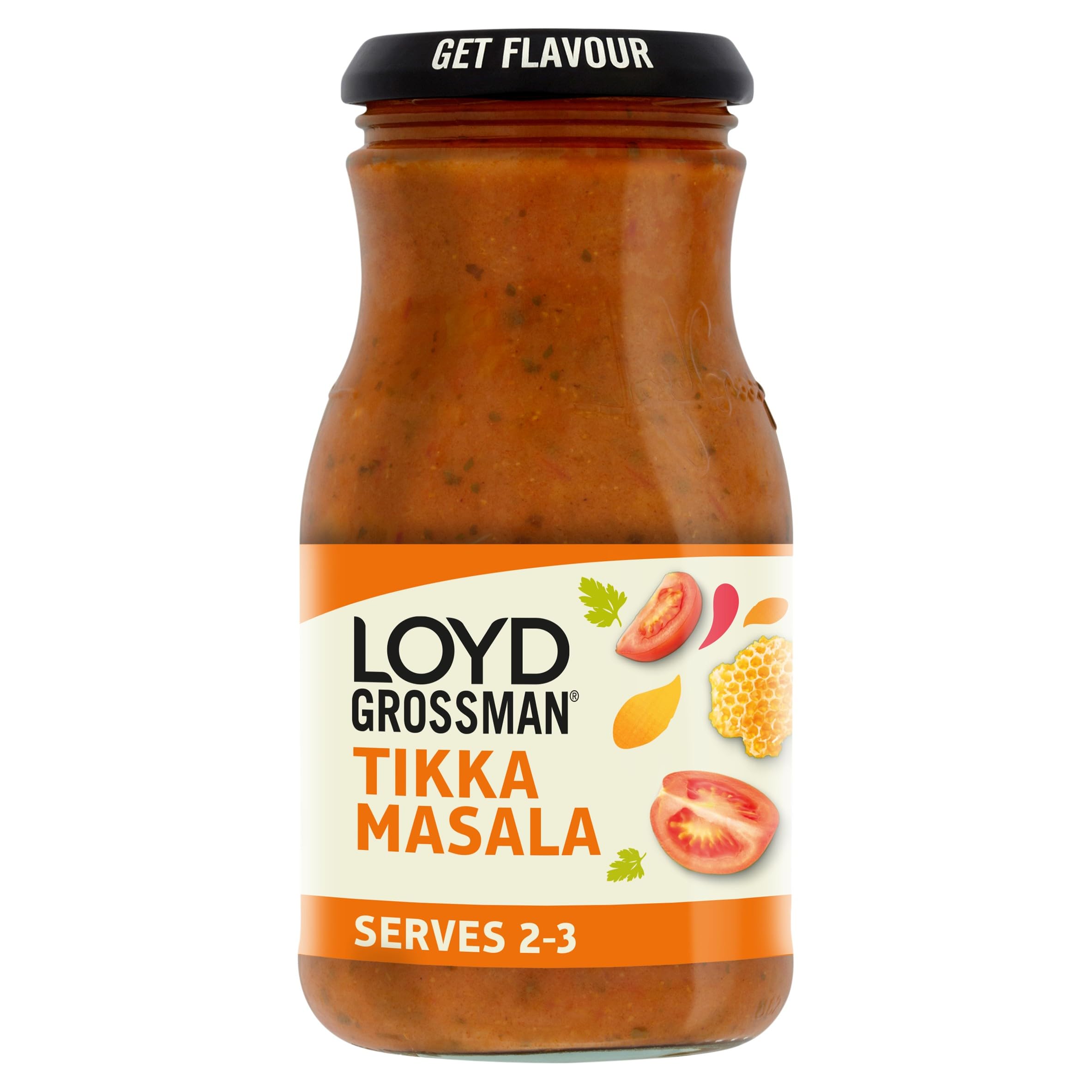 Loyd Grossman - Indian Tikka Masala Sauce Creamy Tomato & Yogurt Cooking Sauce