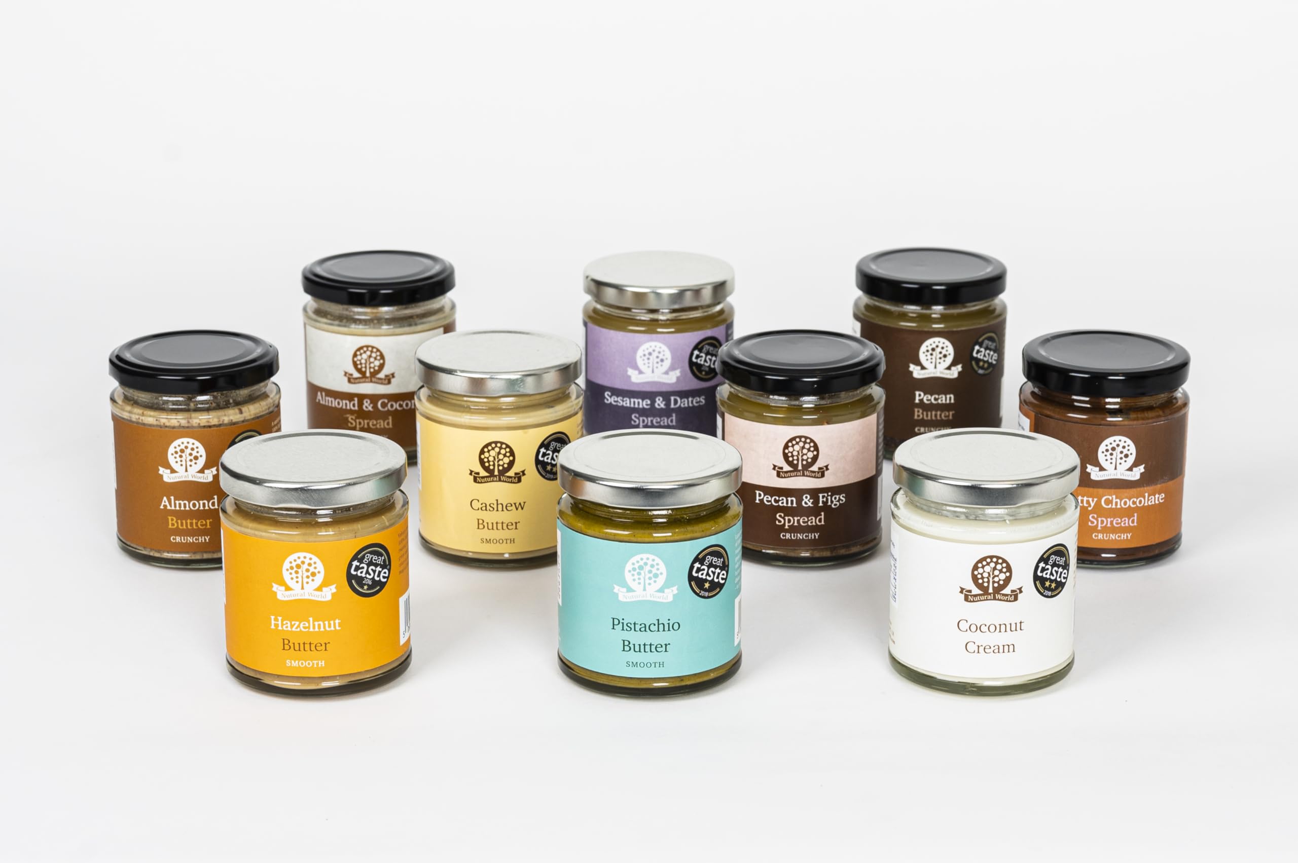 Nutural World - Smooth Almond Nut Butter (1kg) - Glass Jar