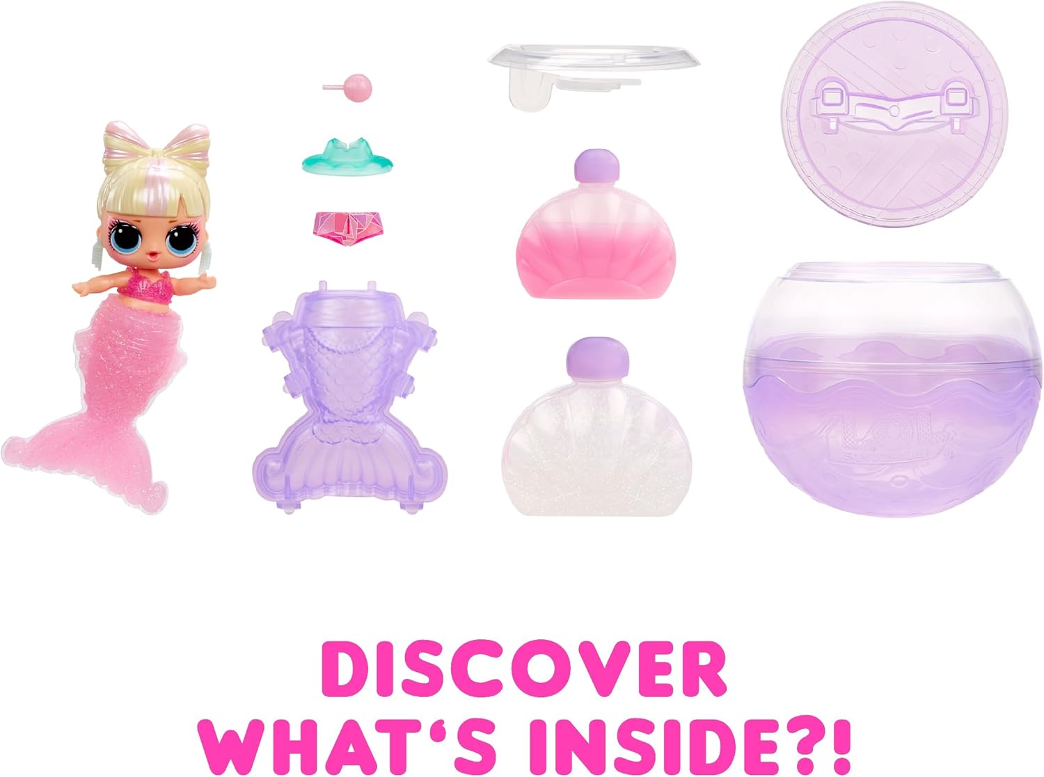 L.O.L. Surprise! Mermaids Tots - Colour Change Tail Fashion Dolls for Kids 4-8