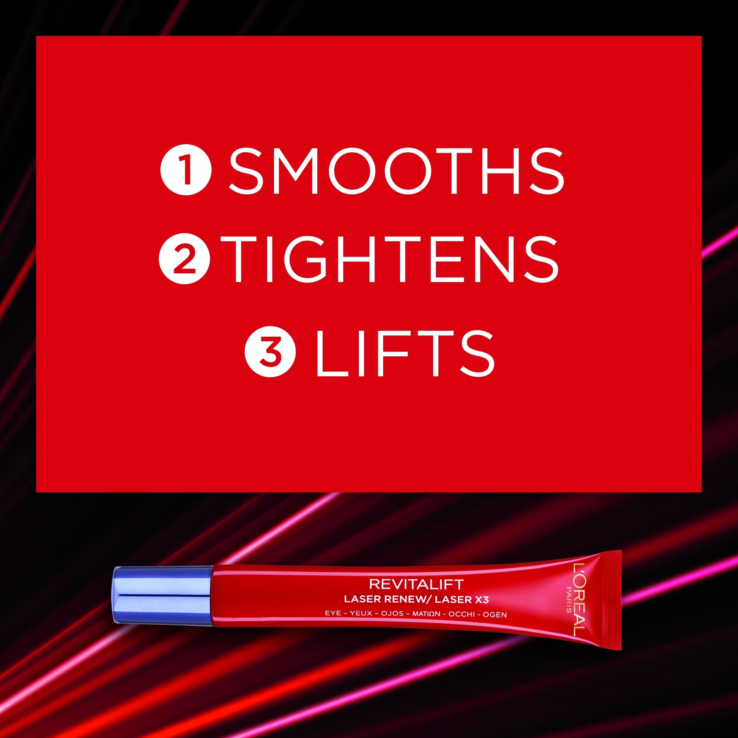 L'Oréal Paris - Laser Renew Anti-Ageing Triple Action Eye Cream (15ml)