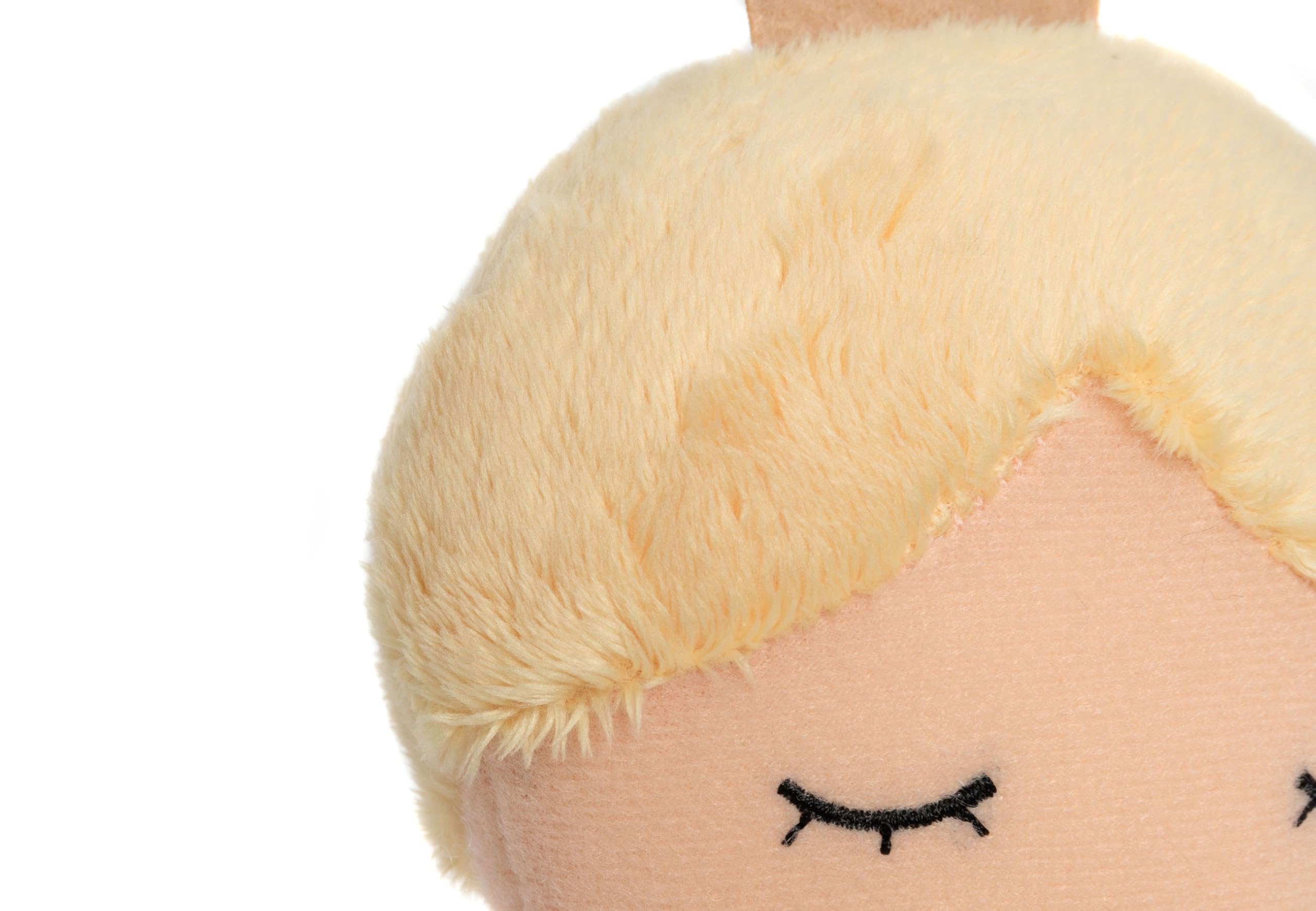 Jollein Mermaid Ella Rag Doll - Soft Plush Doll with Shimmering Crown & Mermaid Fin