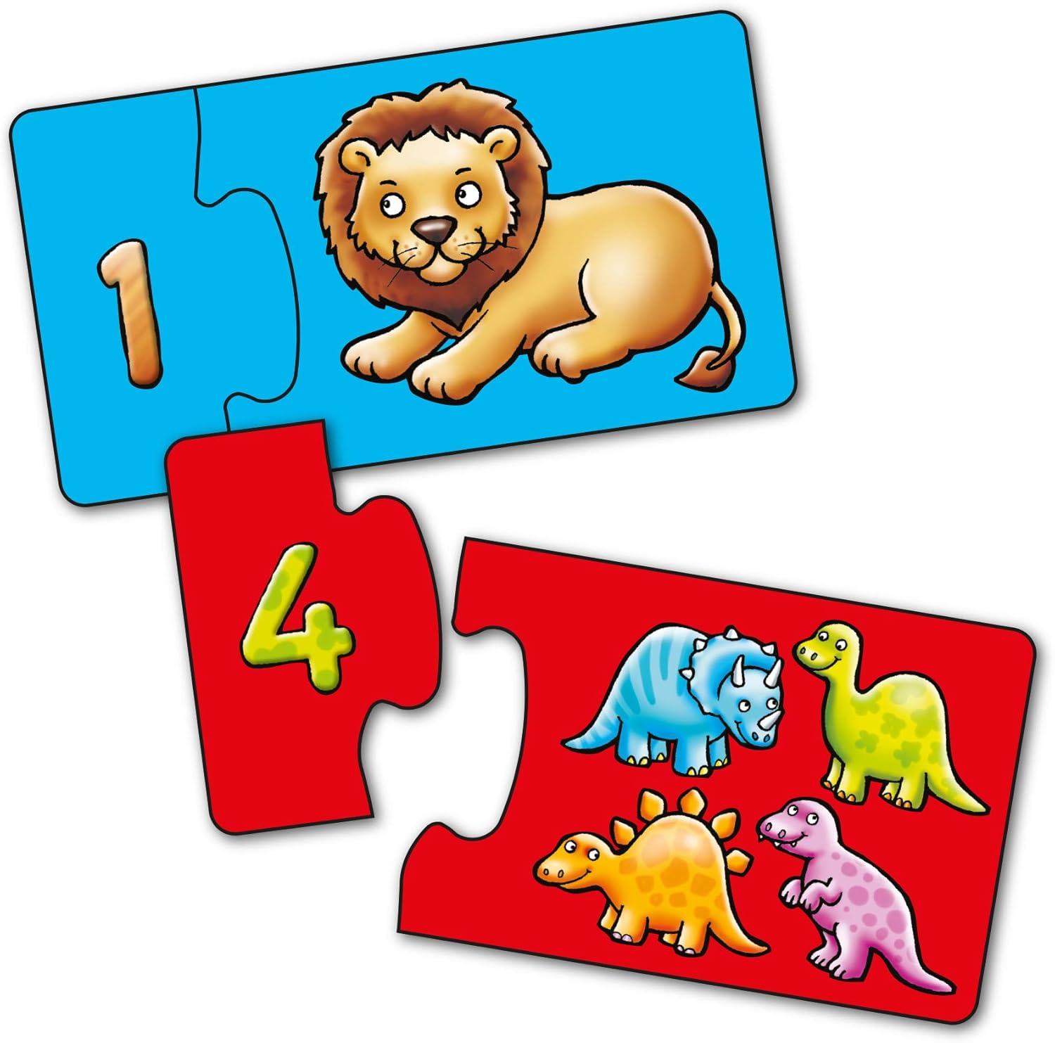 Orchard Toys Match and Count Jigsaw Game - First Number Puzzles for Ages 3+