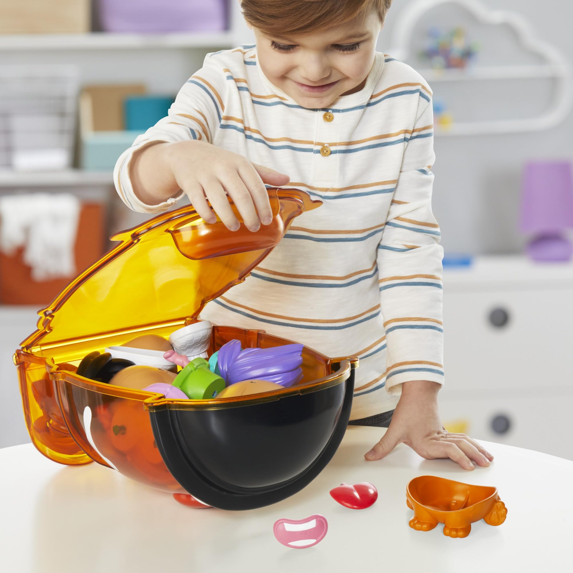 Potato Head Super Spud Toy Set - 42-Piece Family Playset with Storage Container