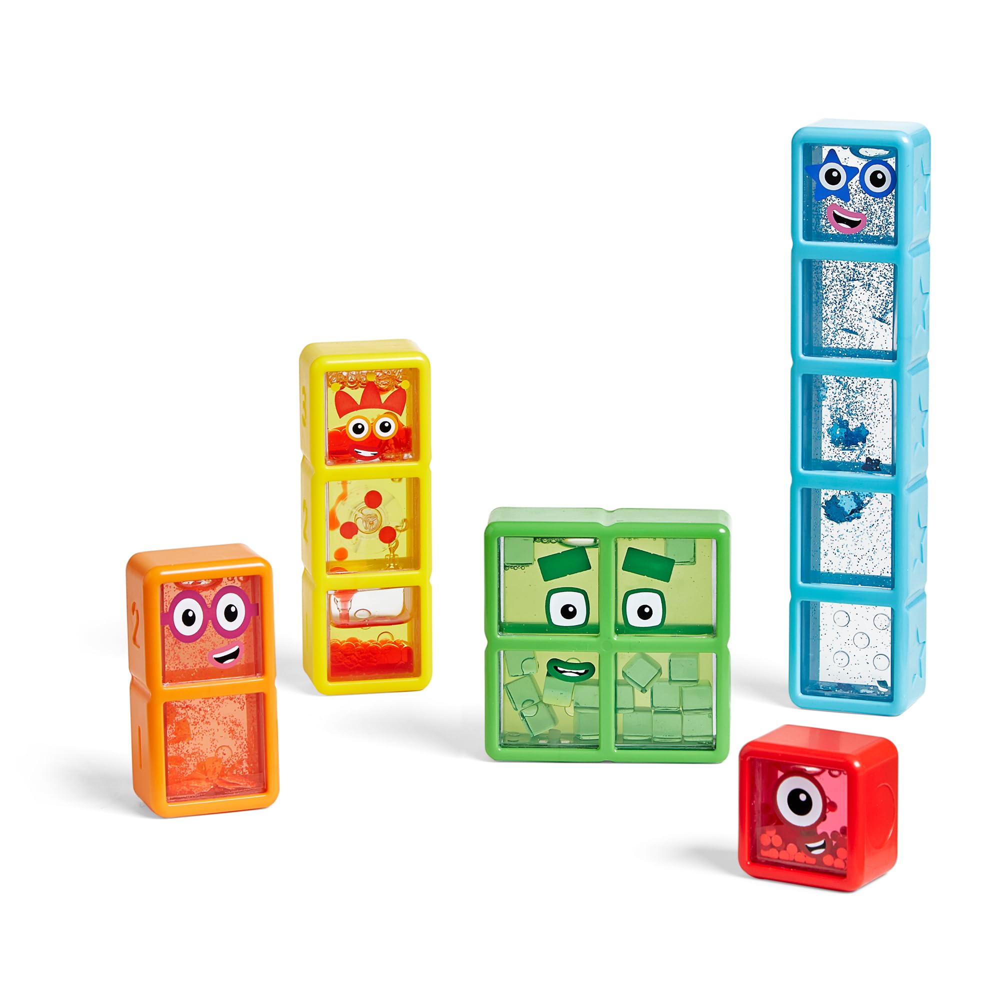 Learning Resources Numberblocks One to Five Sensory Bottles - Educational Fidget Toys for Ages 3+