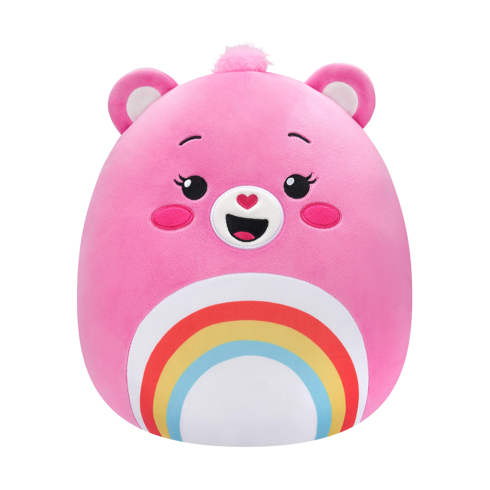 Squishmallows Care Bears - Cheer Bear 12" Plush Stuffed Animal