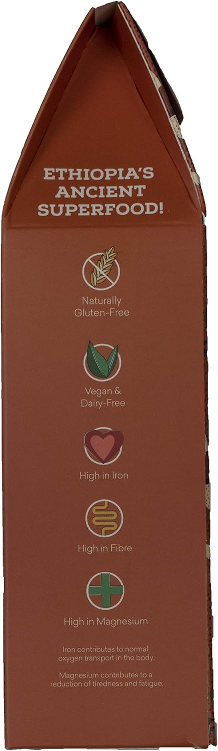 Lovegrass Habesha Brown Teff Grain - 500g - Gluten Free - Vegan & Dairy Free