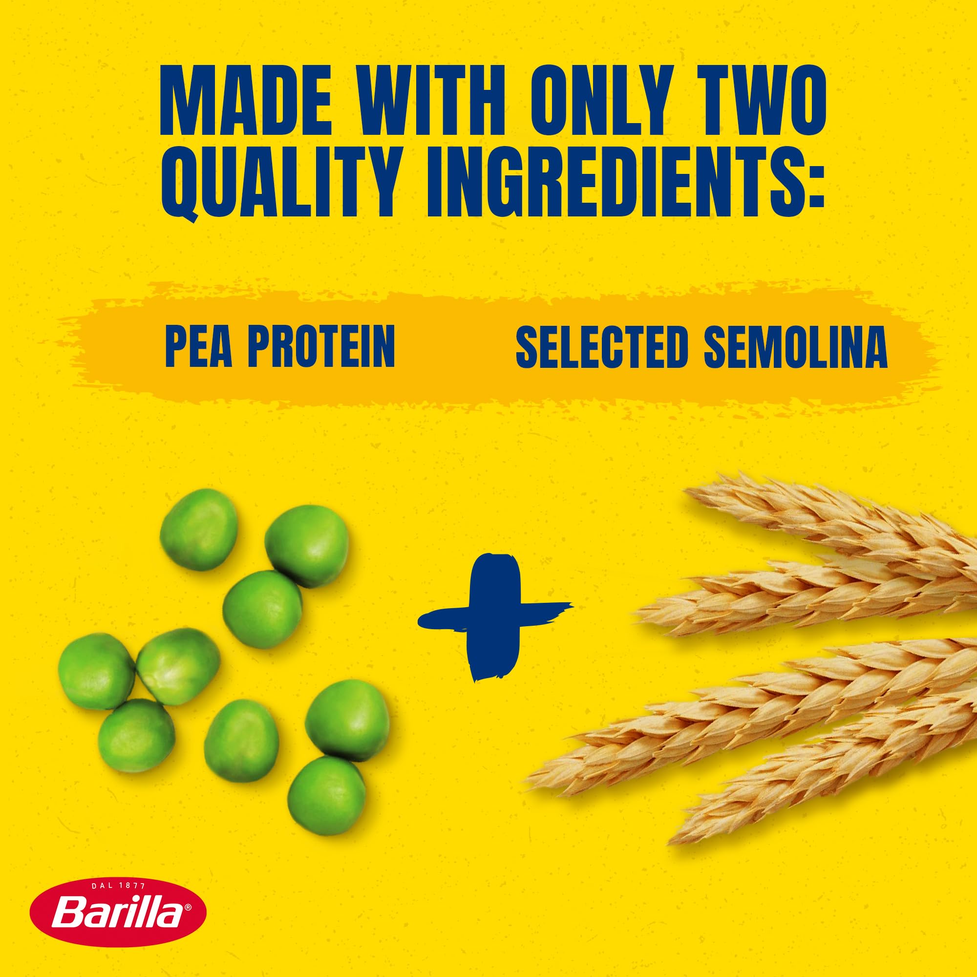 Barilla Spaghetti Protein Plus – High Protein Italian Pasta Made with Durum Semolina & Pea Protein