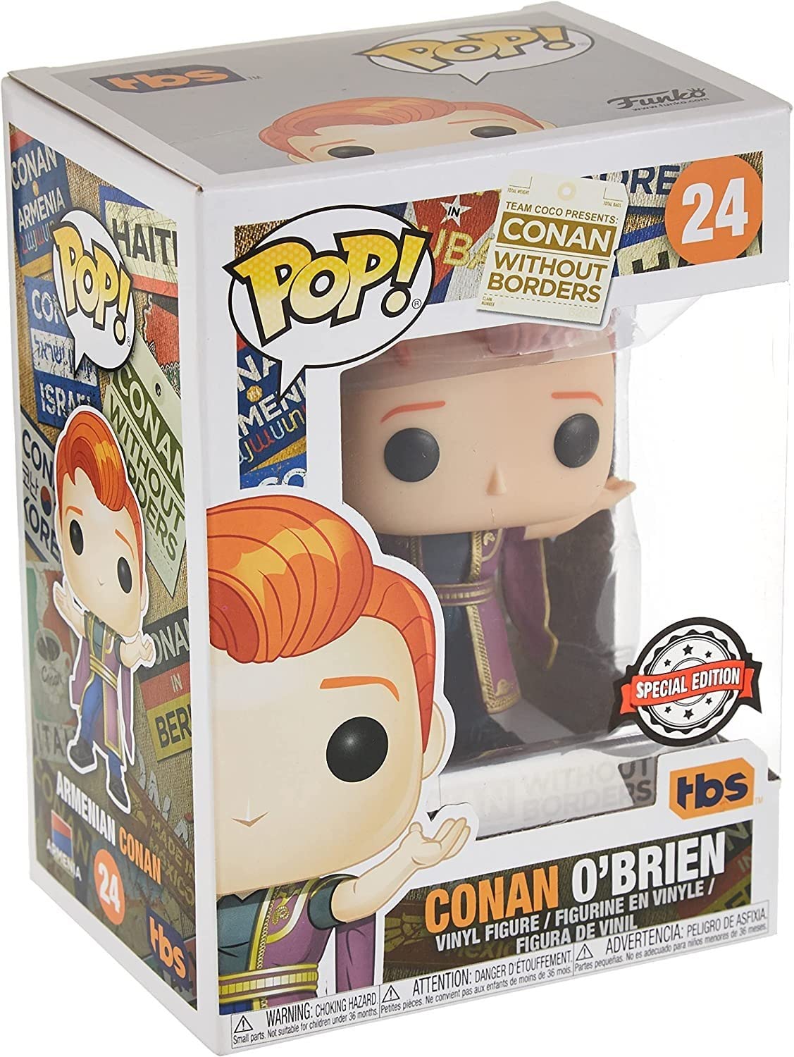 Conan Zonder Grenzen Conan O'Brien Exclu Funko 34930 Pop! Vinyl #24