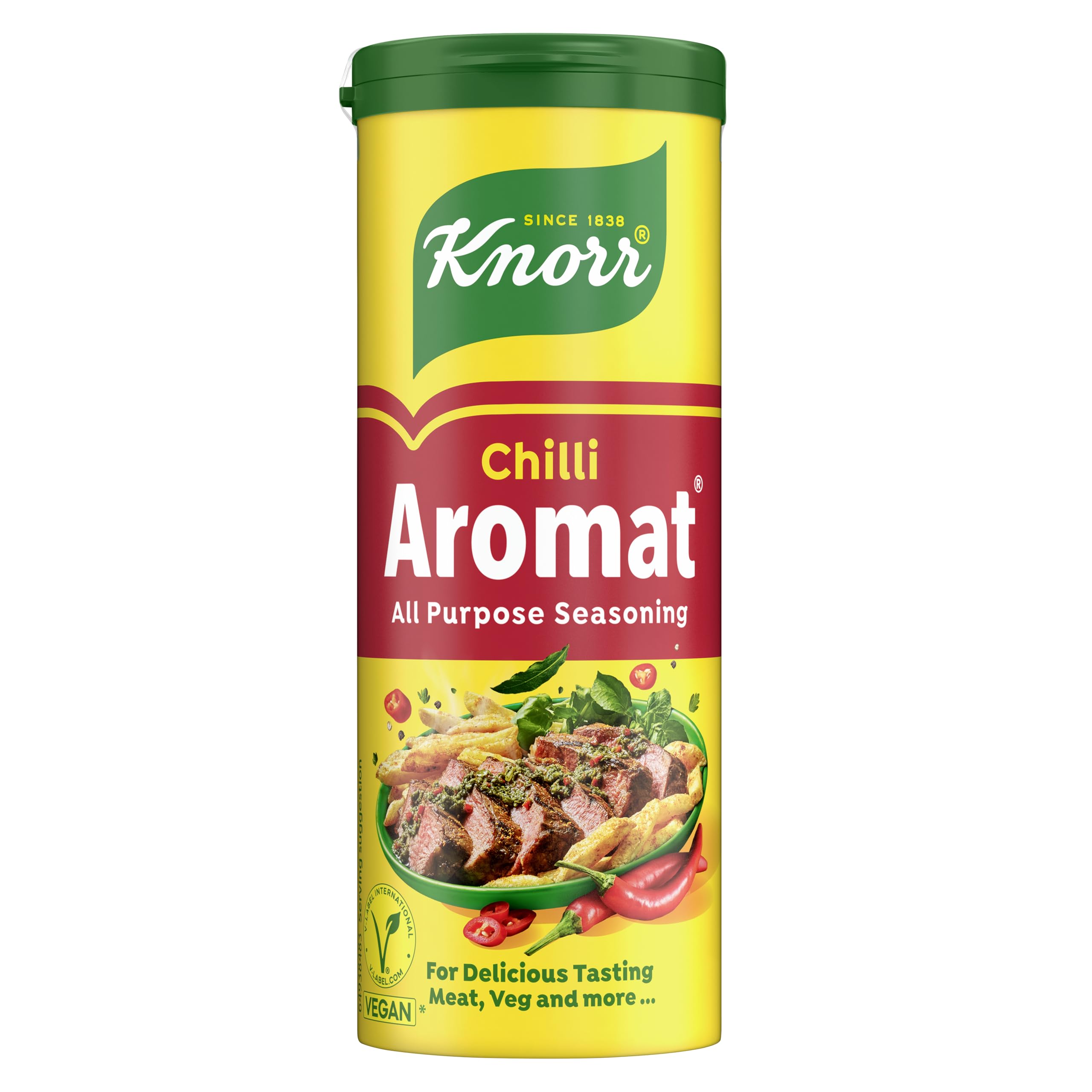 Knorr Aromat Chilli All Purpose Savoury Seasoning 90g - Free from Artificial Preservatives