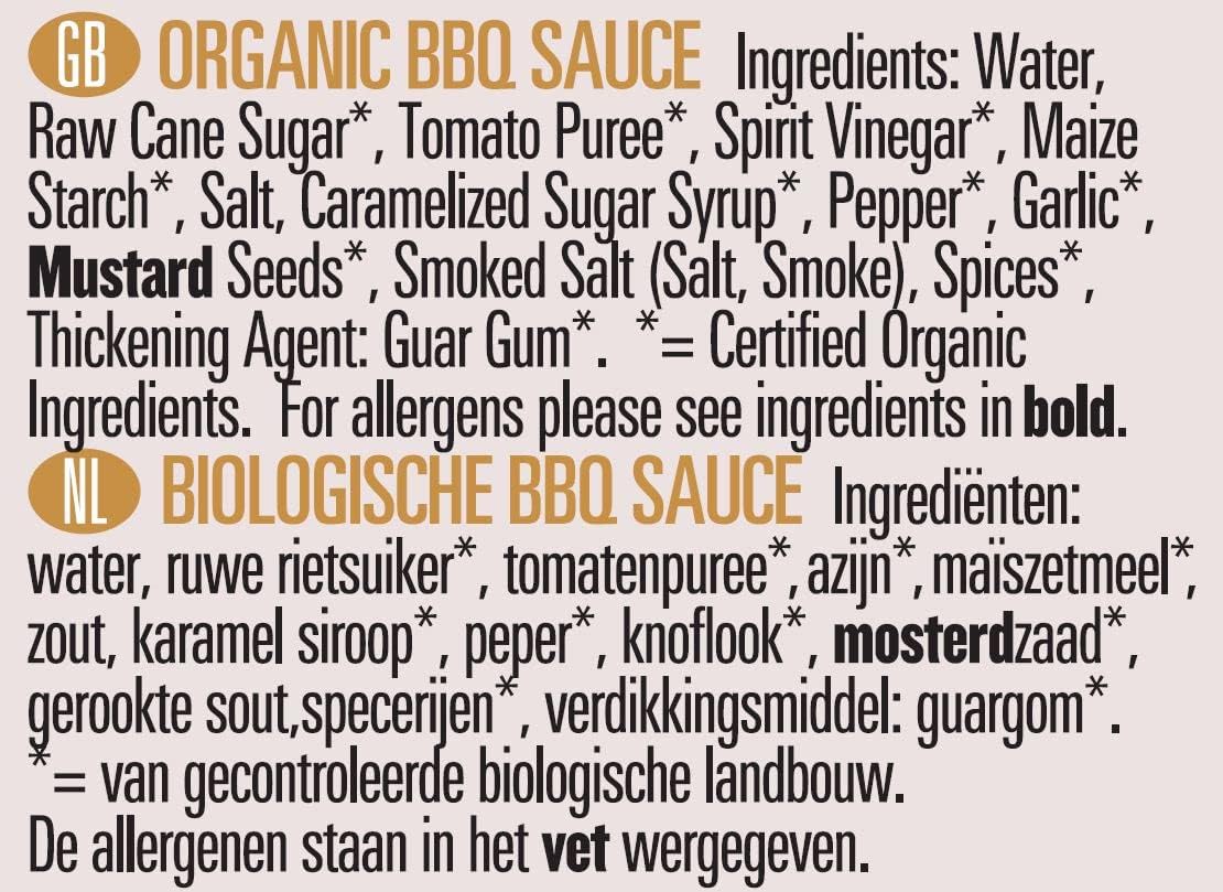 Biona Organic BBQ Sauce, 250ml