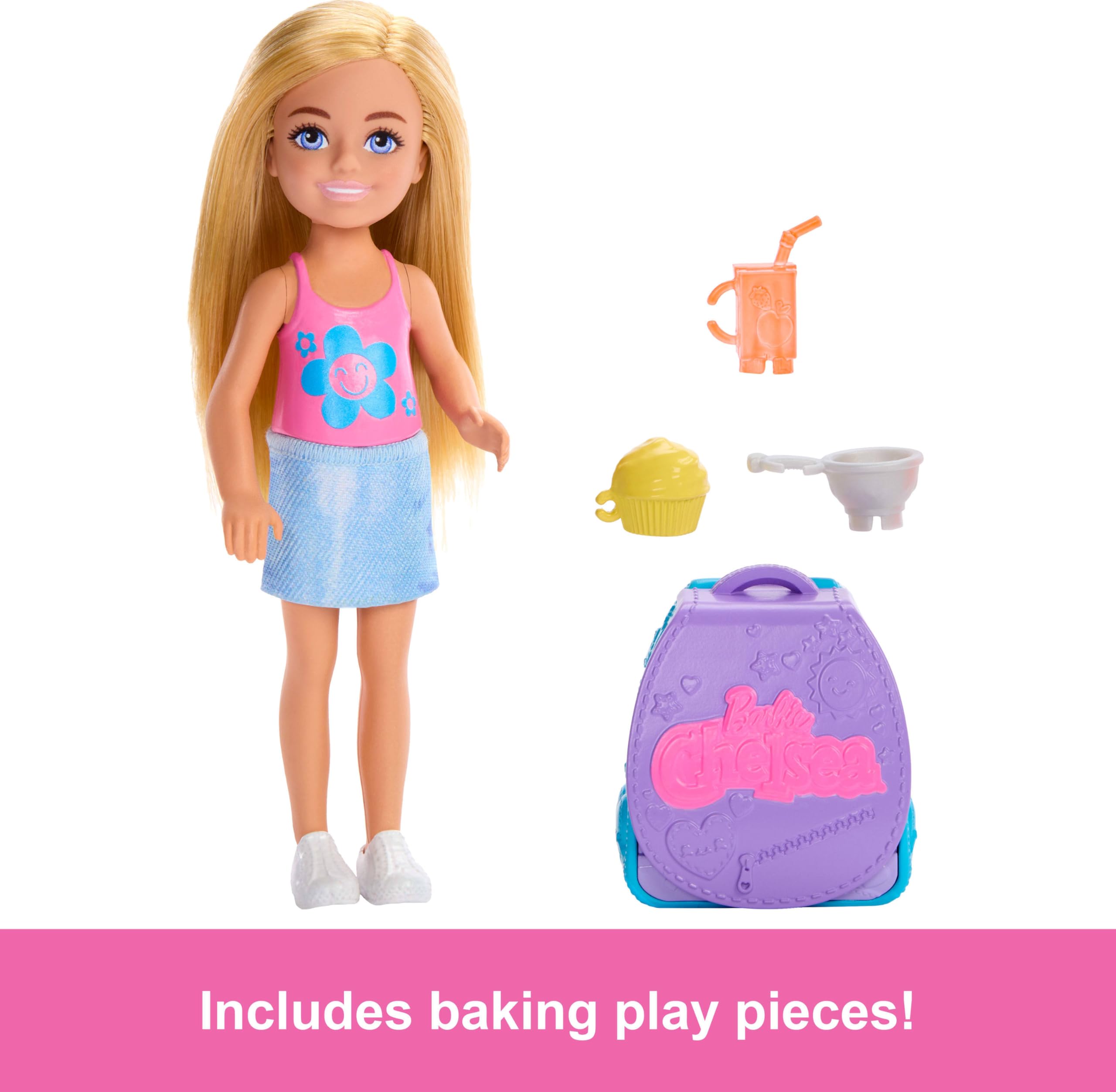 Barbie Family & Friends Cupcake Baking Playset with Chelsea Doll - Multicolor