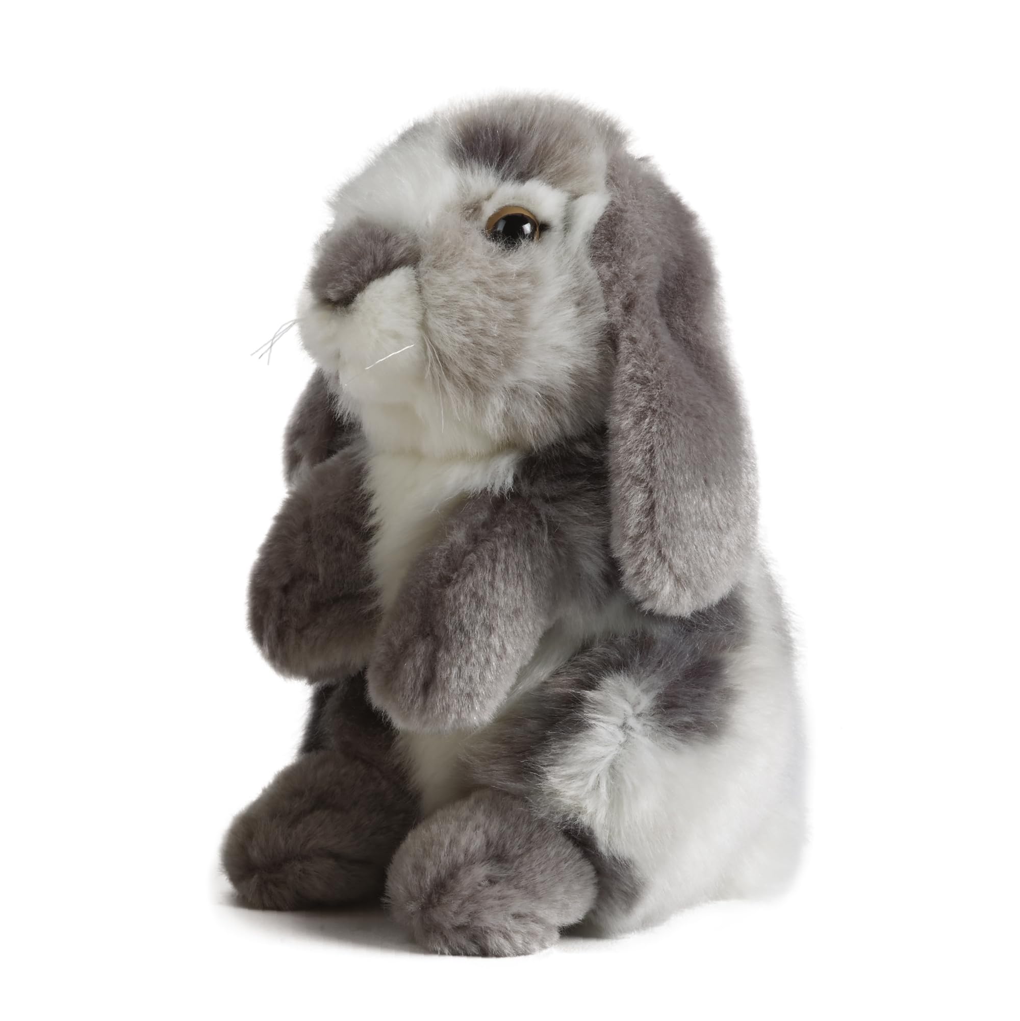 Living Nature Sitting Lop Eared Rabbit Plush Toy - 18 cm, Naturli Eco-Friendly Stuffed Animal
