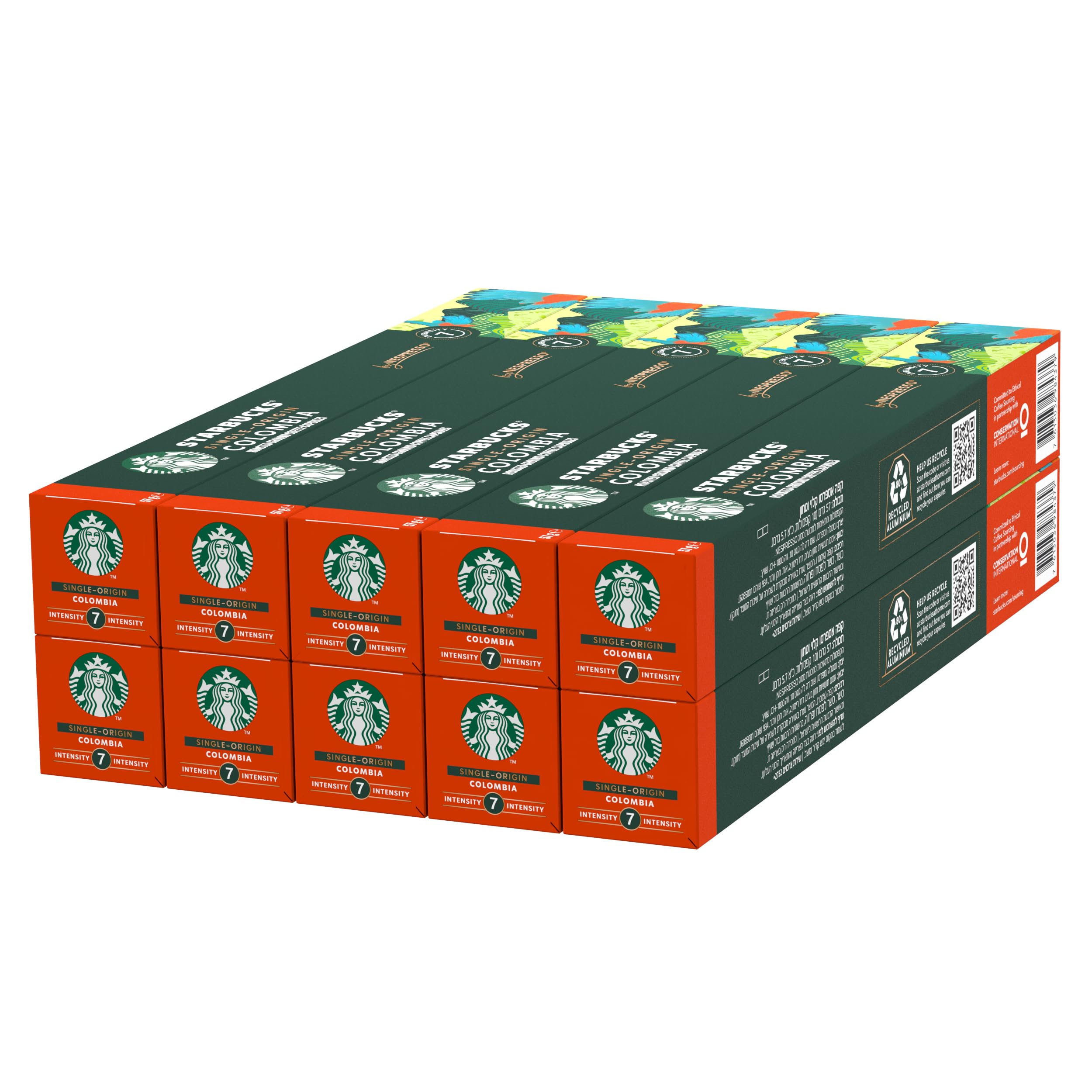 STARBUCKS - Single-Origin Colombia Medium Roast Coffee Capsule for Nespresso