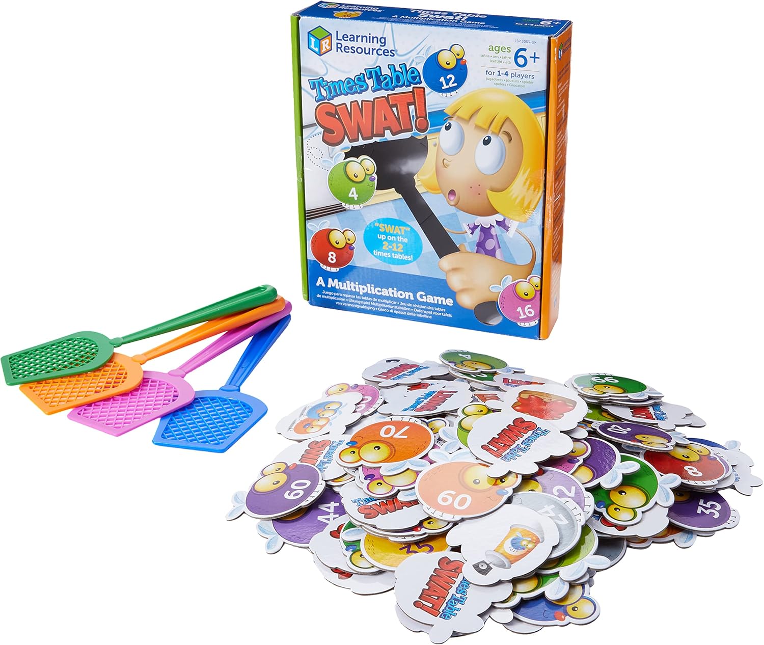 Learning Resources Times Table Swat - Educational Multiplication Game for Ages 6+