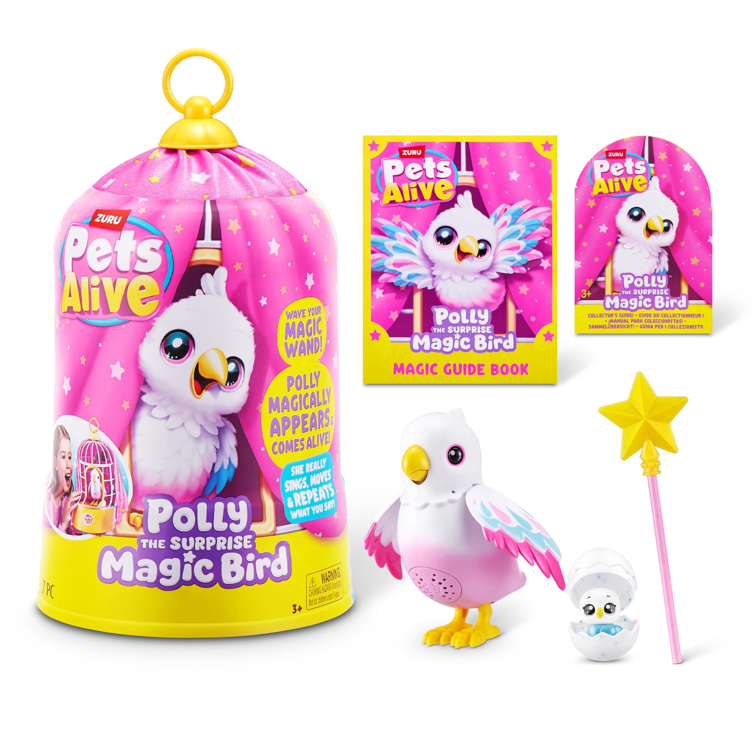 Polly the Magic Bird by ZURU - Interactive Robotic Toy Parrot that Sings and Talks