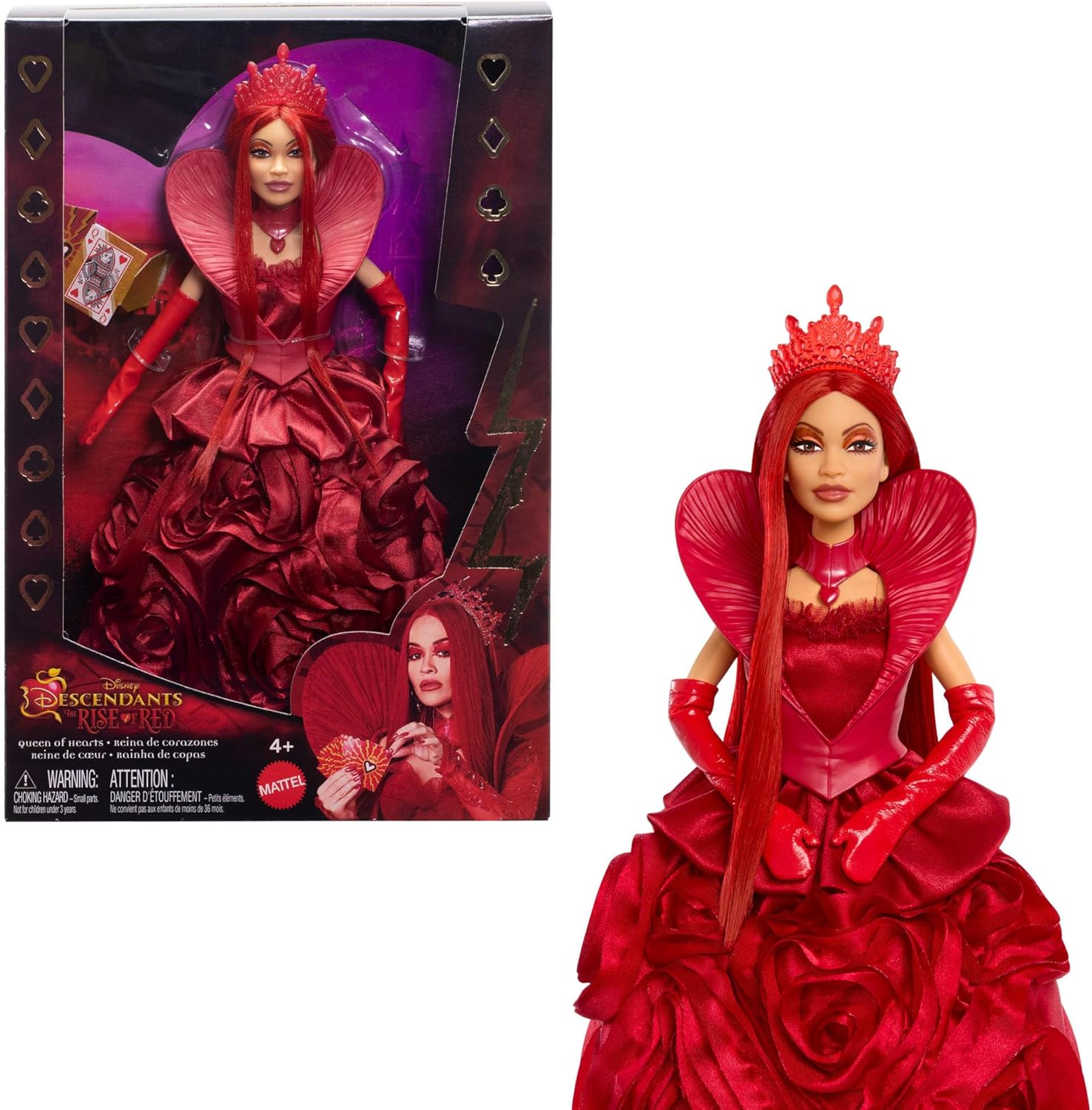 Disney Descendants: The Rise of Red - Singing Red Doll with 11 Bendable Joints