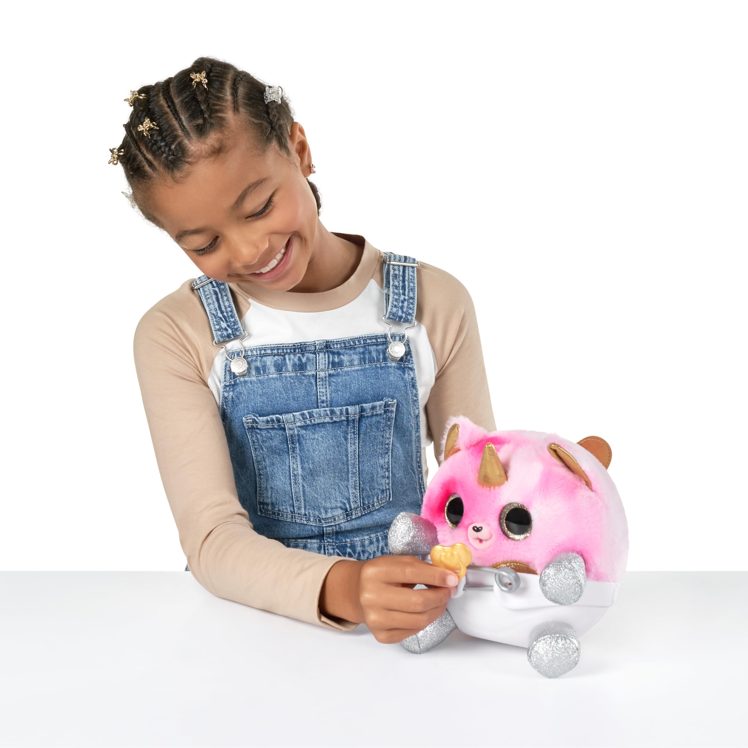 Rainbocorns Adopt-A-Corn Surprise - 15+ Surprises, Kitten (Rosie), Series 1 Plush Toy