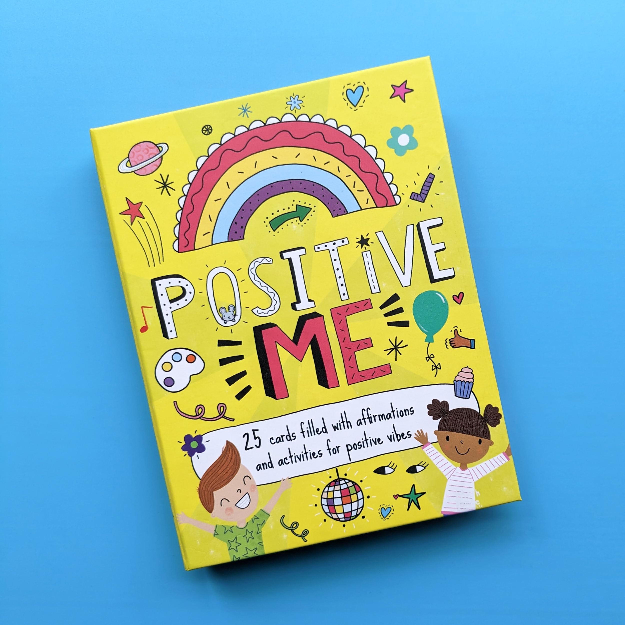 North Parade Publishing Positive Me Mindfulness Flash Cards - 25 Affirmation Cards for Kids