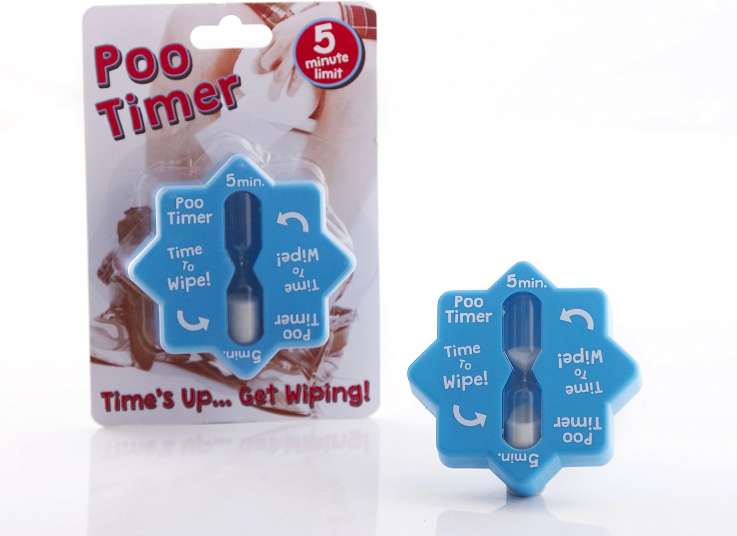 Boxer Gifts OT2054 Poo Toilet Timer - Funny Novelty Gift for Men, 3 Years and Up