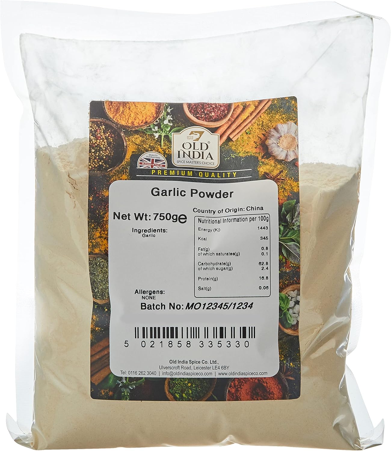 Old India Garlic Powder 750 g