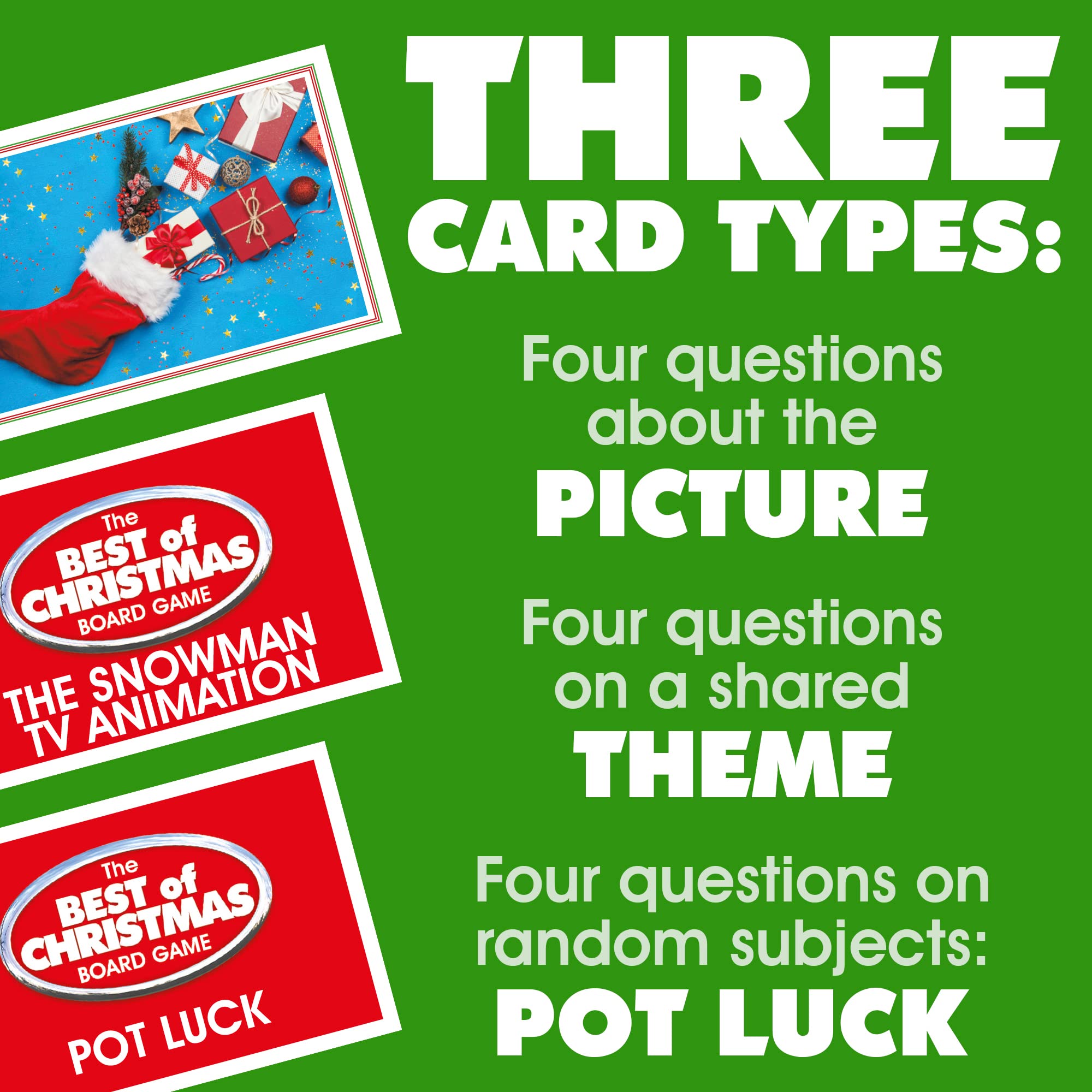 Drumond Park The Best of Christmas Family Board Game - Cracking Christmas Trivia Game for Adults and Kids