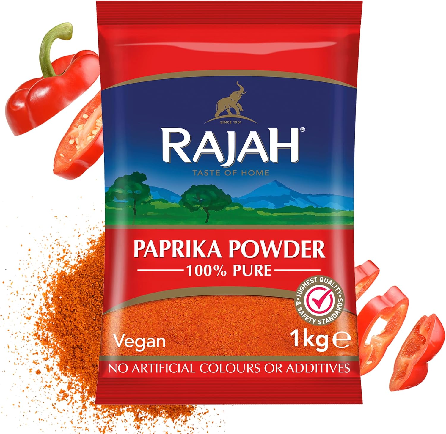 Rajah - Paprika Powder Ground Spices (1kg)