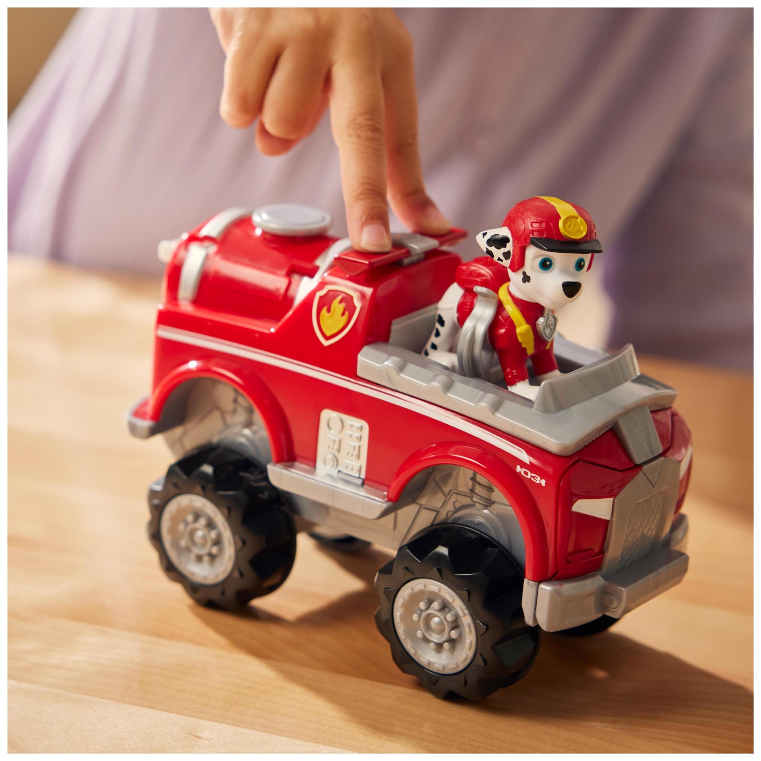 Paw Patrol Jungle Pups Marshall’s Elephant Vehicle - Transforming Rescue Truck with Action Figure, Ages 3+