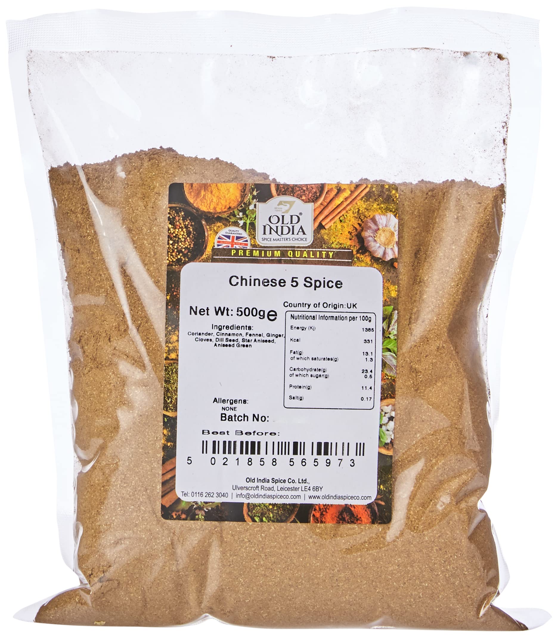 Old India Chinese 5 Spice 500 g