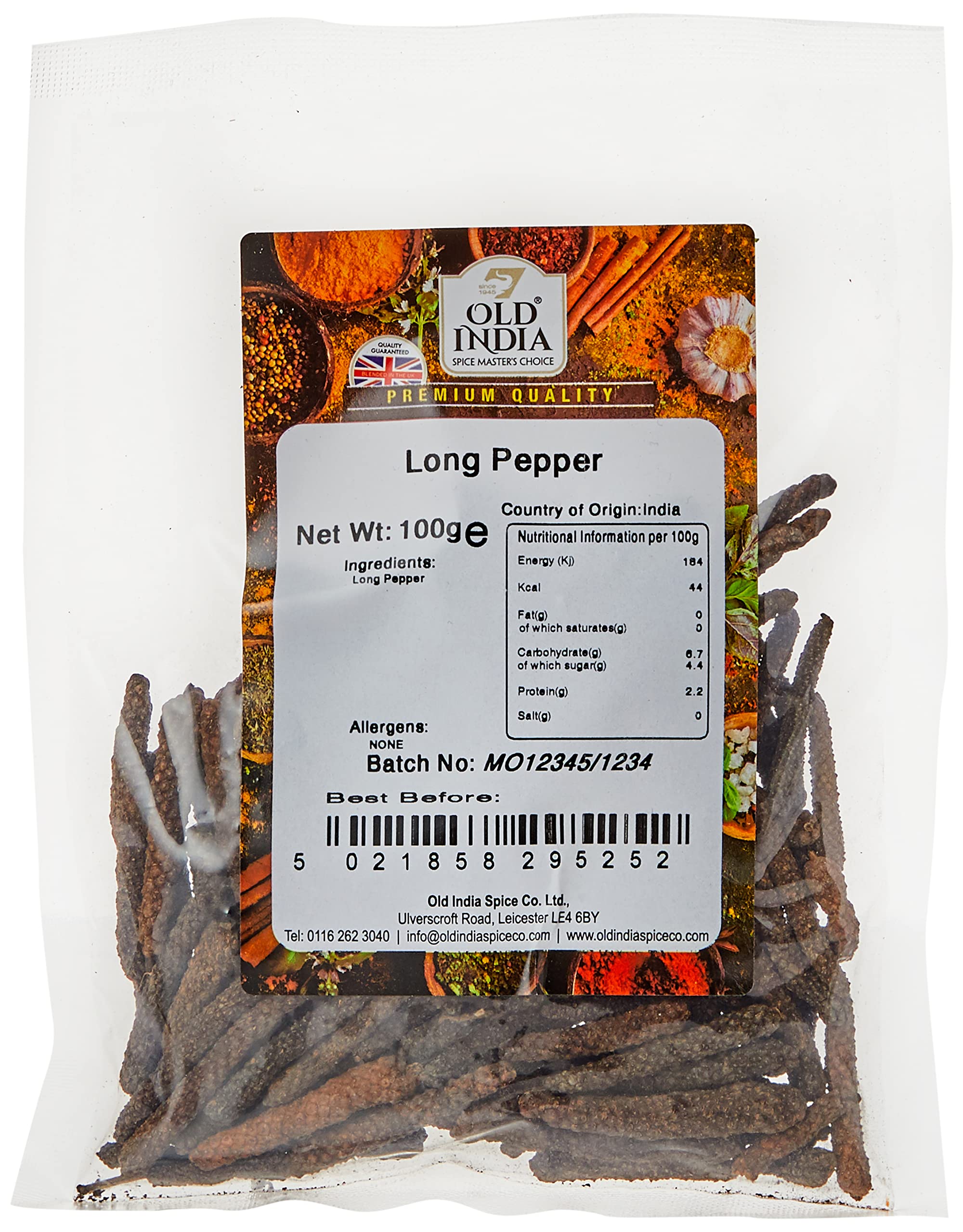 Old India Long Pepper 100g