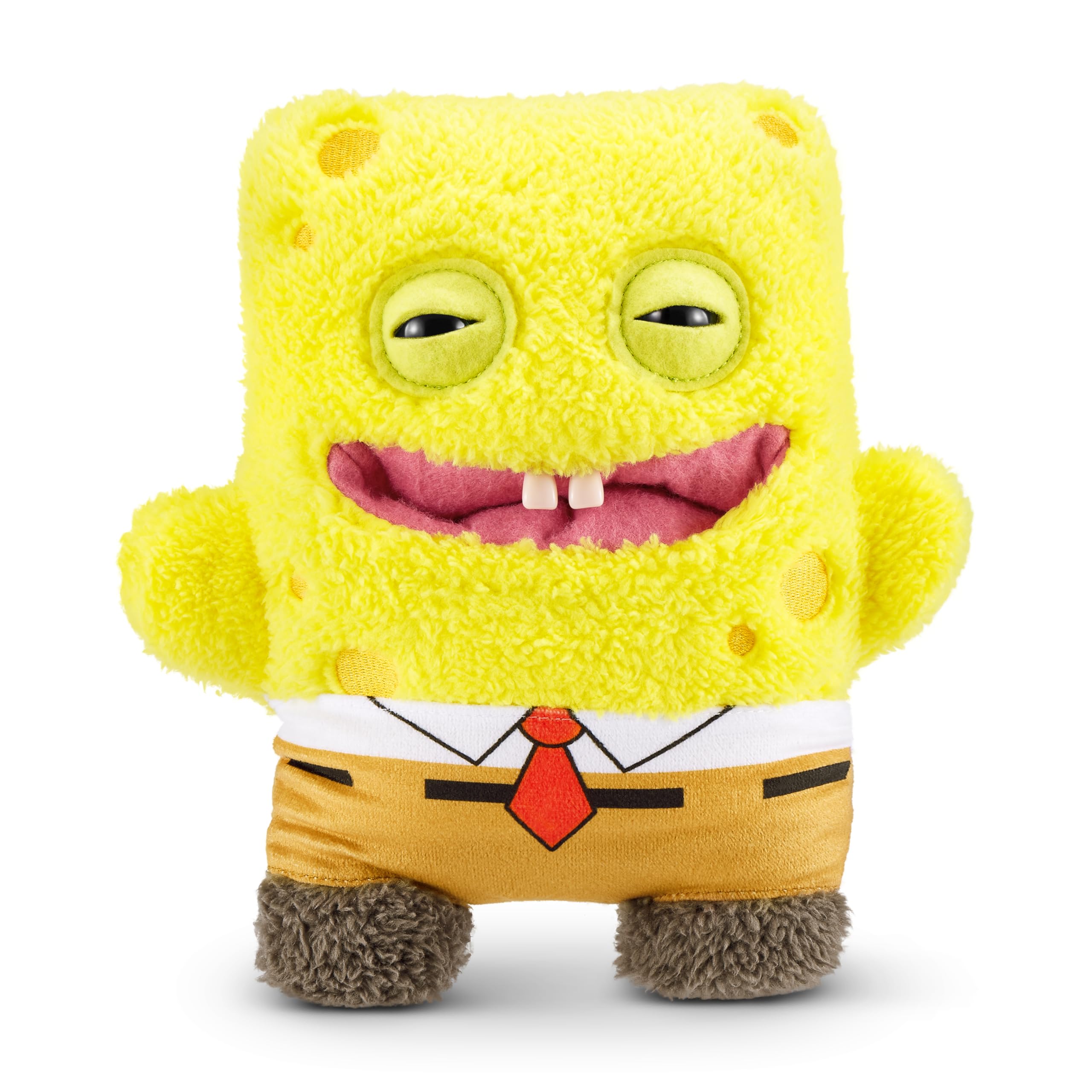 Fuggler x SpongeBob SquarePants 9-inch Plush Toy - Soft Funny Ugly Monster Plushie for Kids & Adults