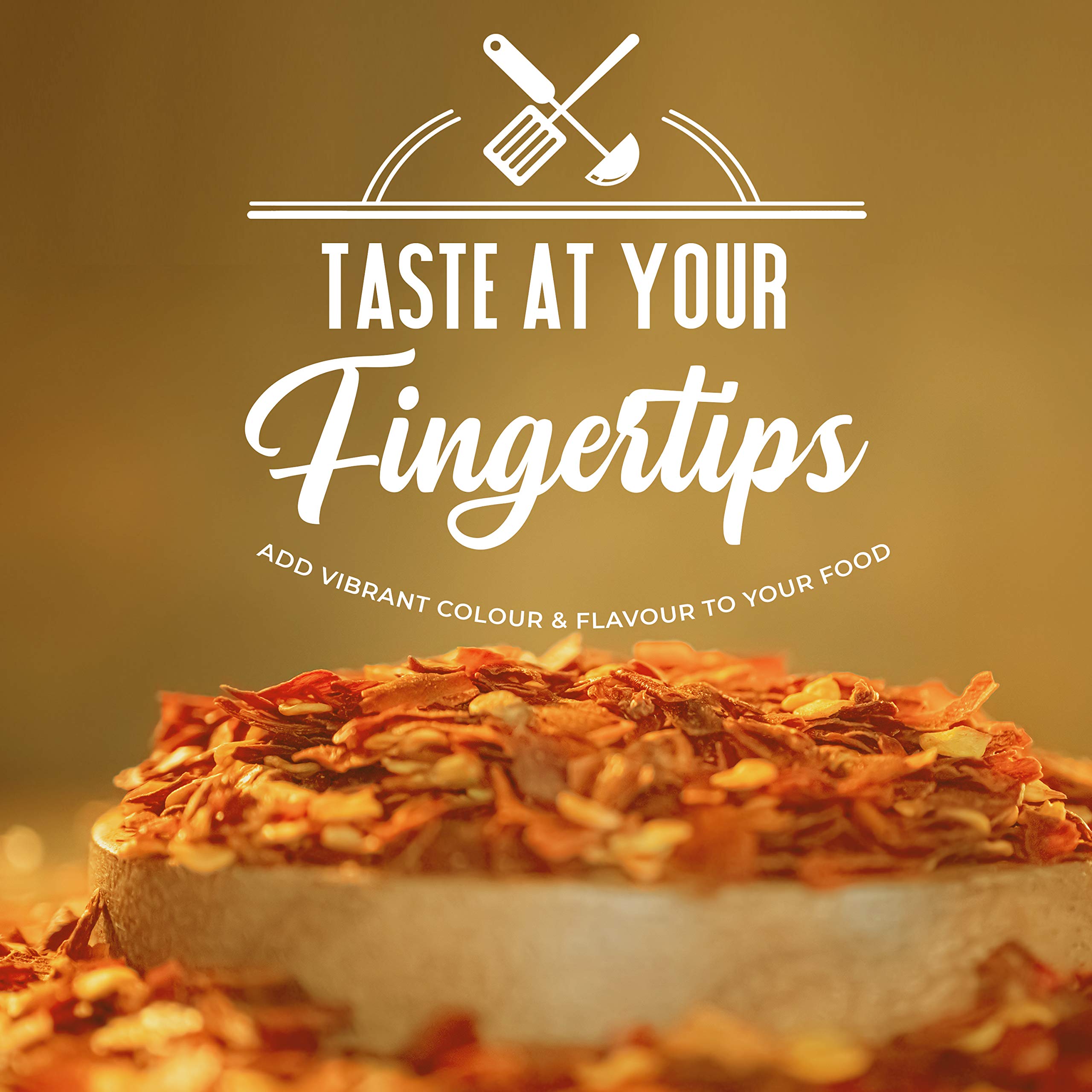 Go Gourmet Minced Red Pepper Flakes - Dehydrated Red Bell Peppers 6-9mm